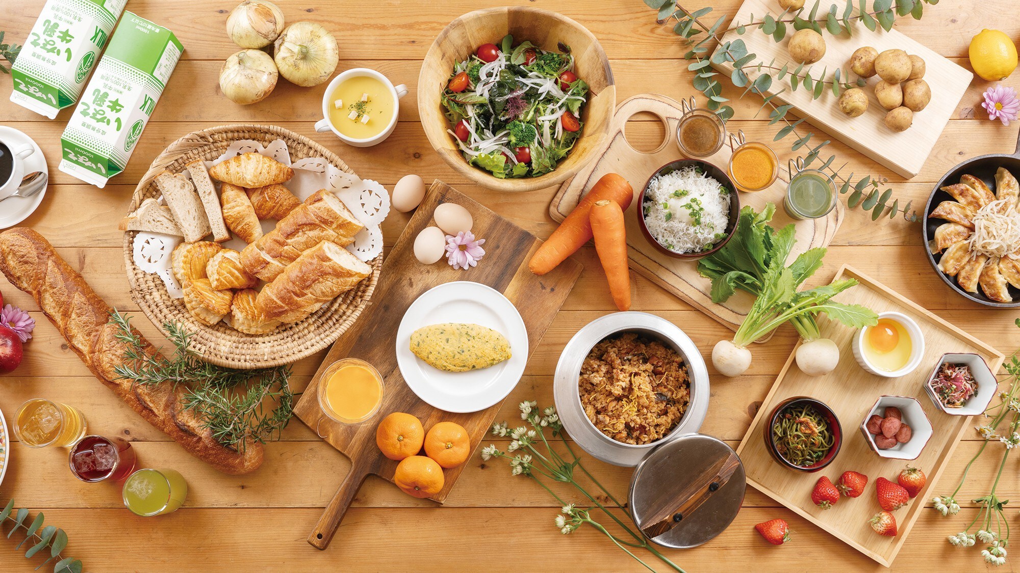 [Breakfast buffet]