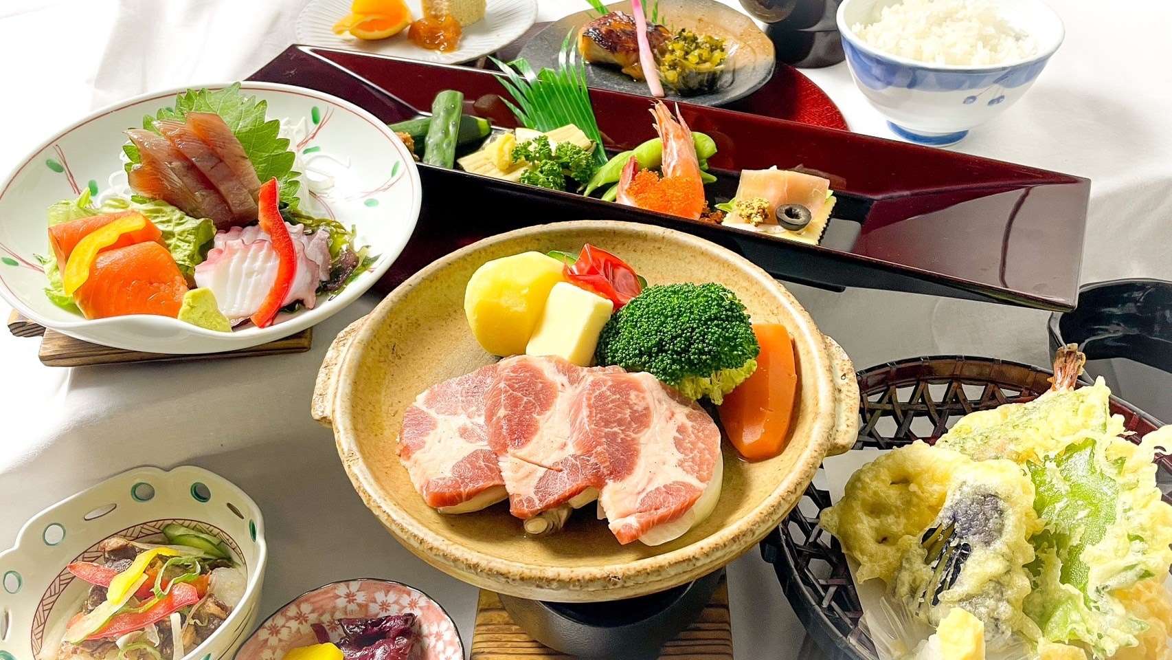 Tsukuba Beautiful Pork Course Example