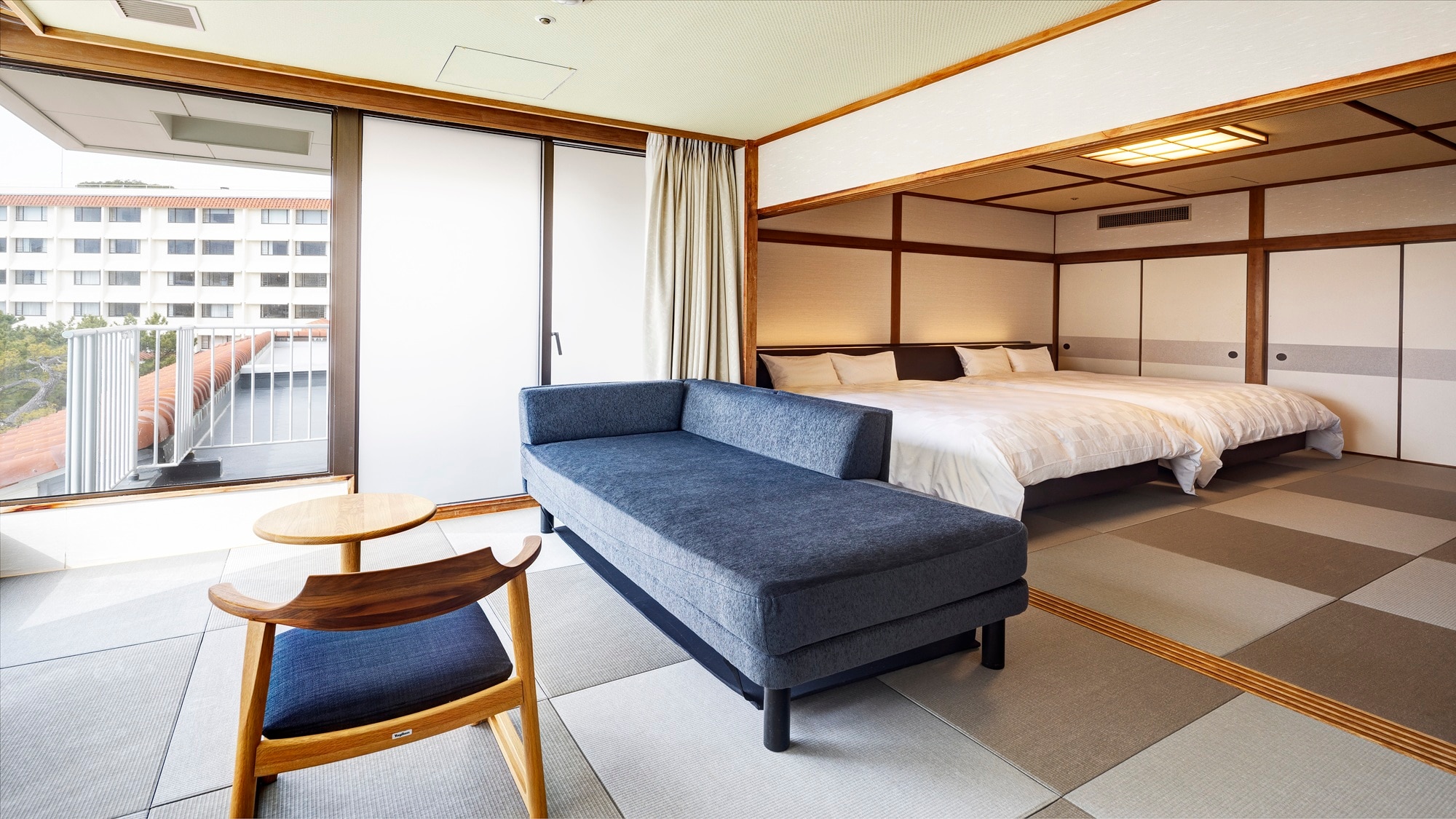 [Kamar superior bergaya Jepang + dua tempat tidur single]