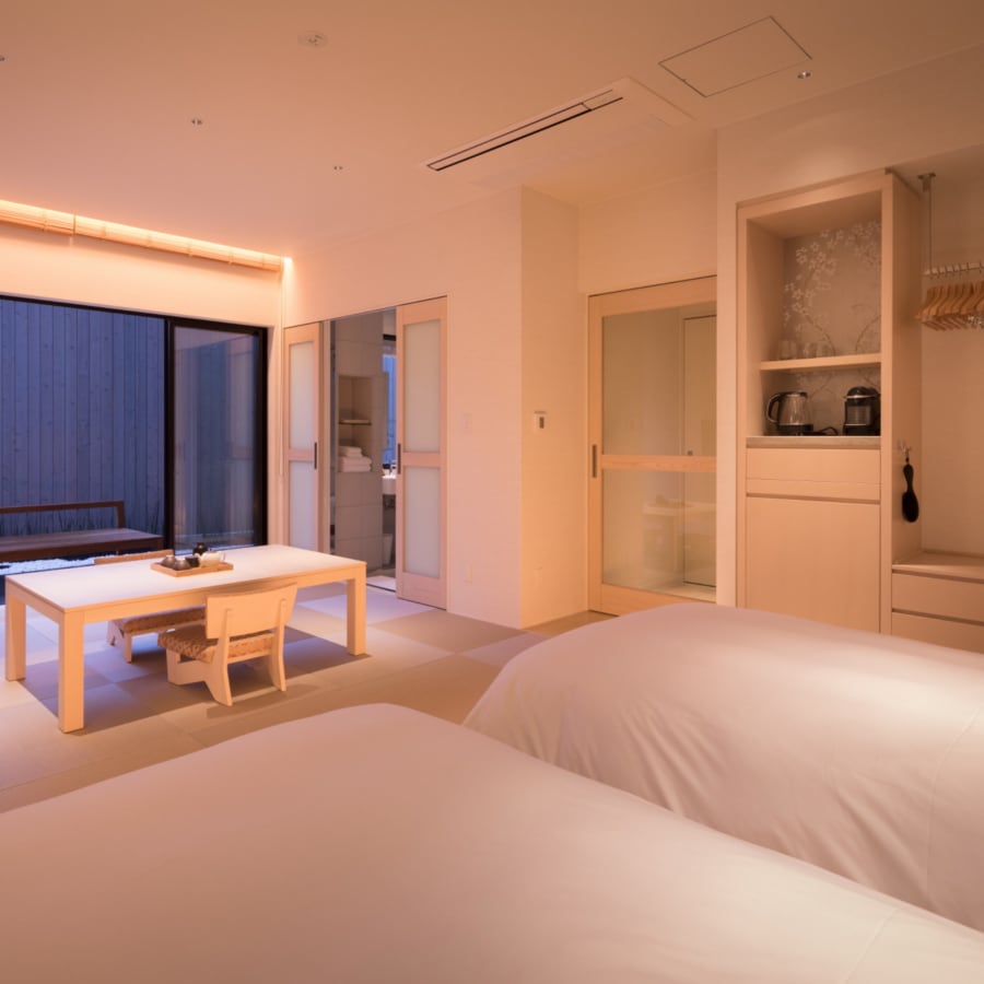 [Special room] View bath twin room