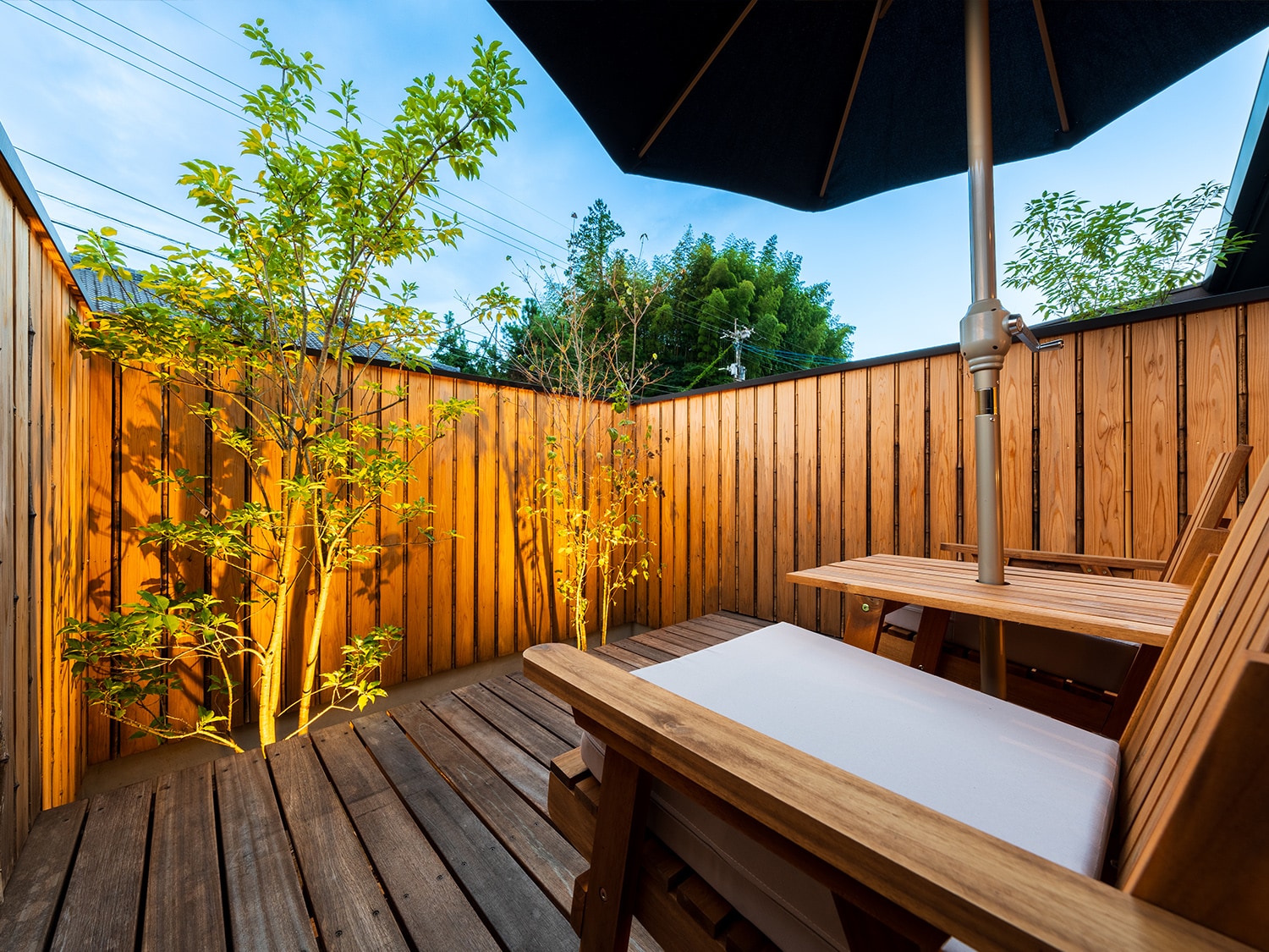 Separate building: Tsubochu [NEI] Guest room with open-air bath