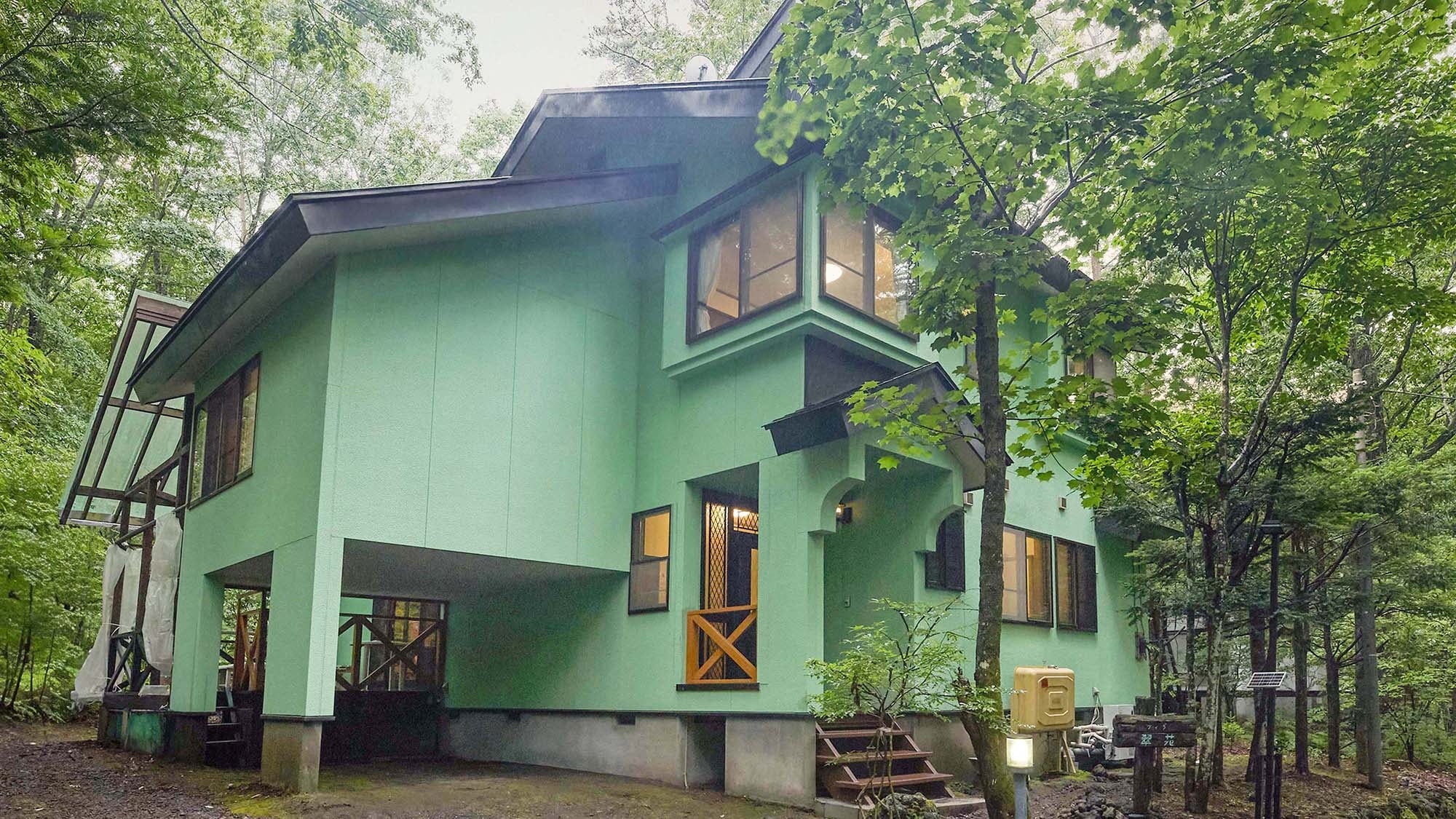 ・[Suien] A large green cottage that can accommodate up to 11 people.