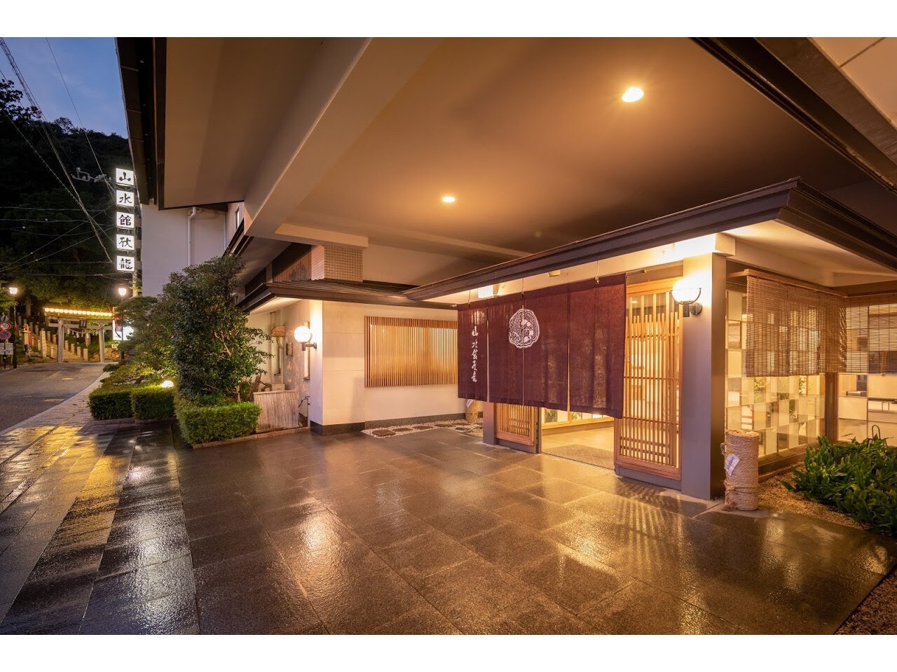 Night entrance