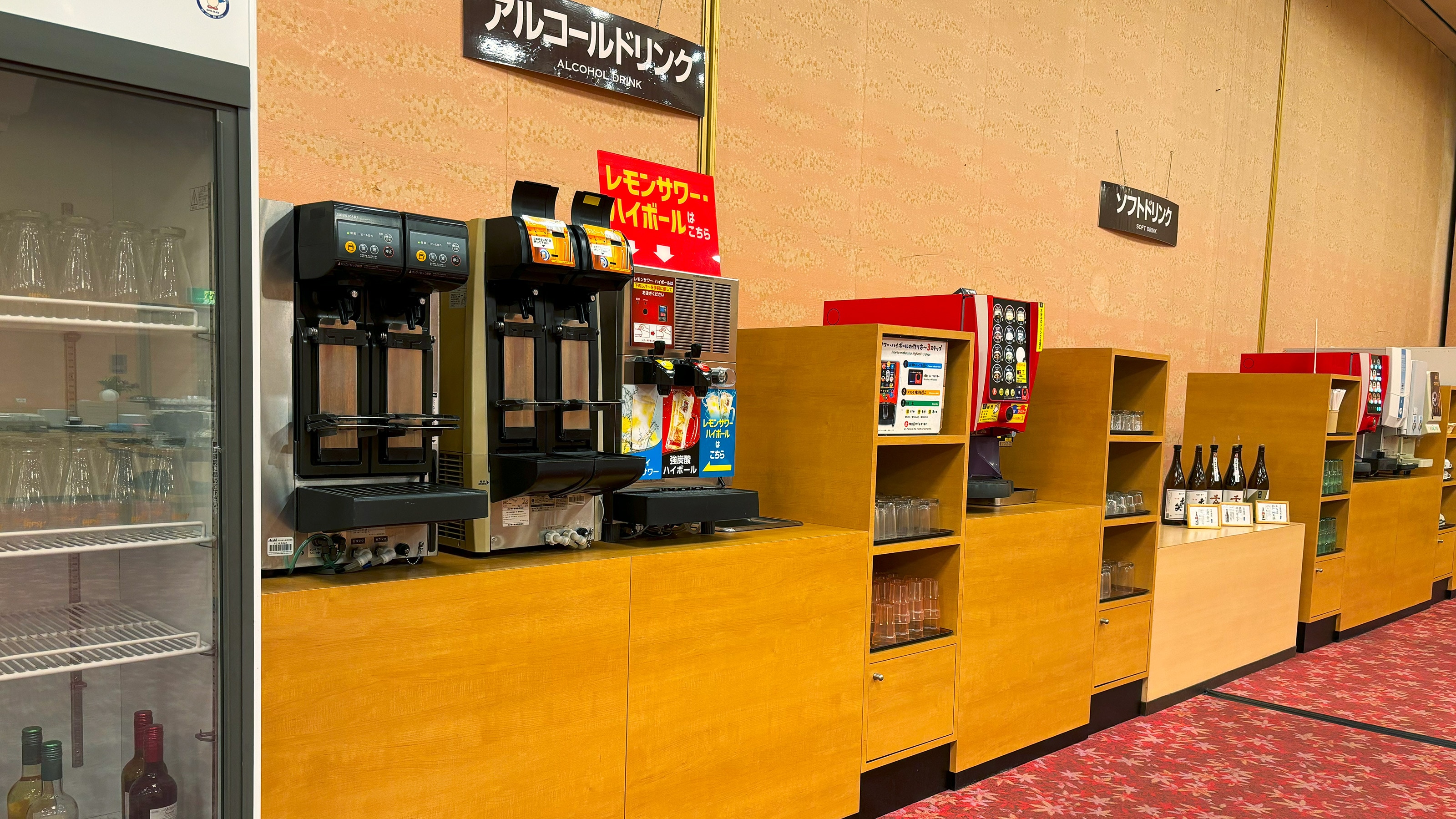 Dinner buffet includes all-you-can-drink