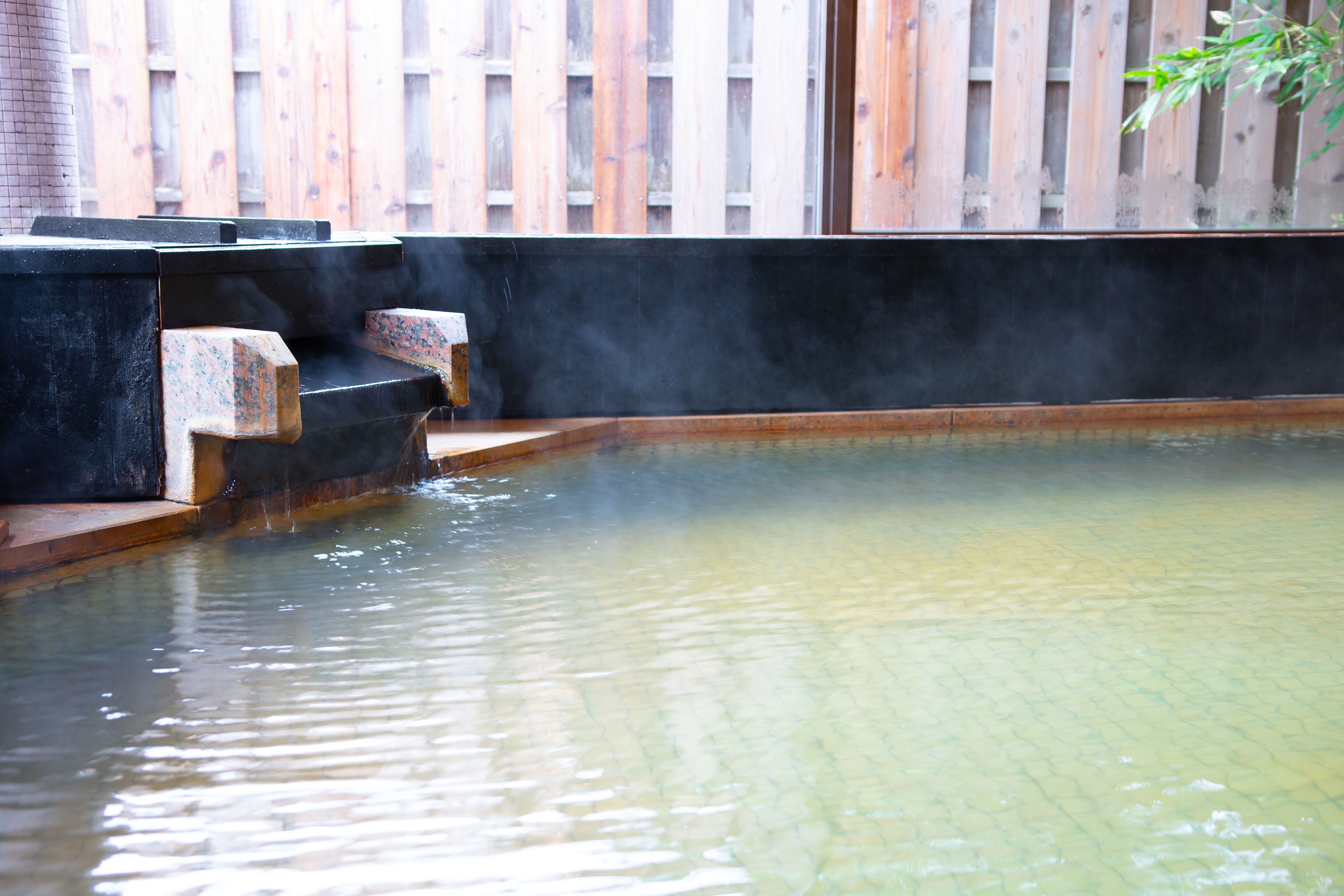 100% natural hot spring water from our own source