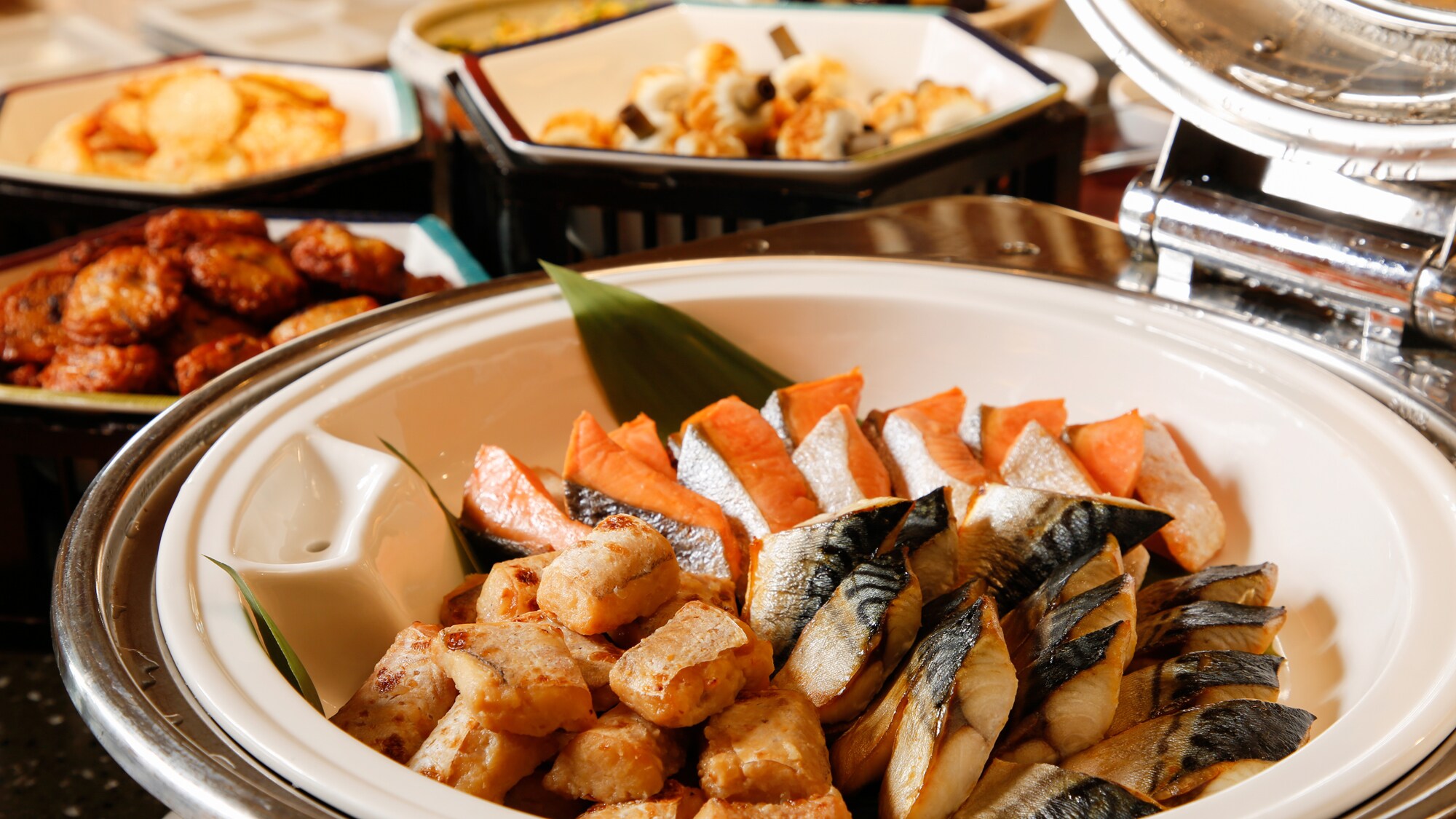 Untuk sarapan, silakan nikmati prasmanan ala Jepang favorit Anda Gambar memasak≫