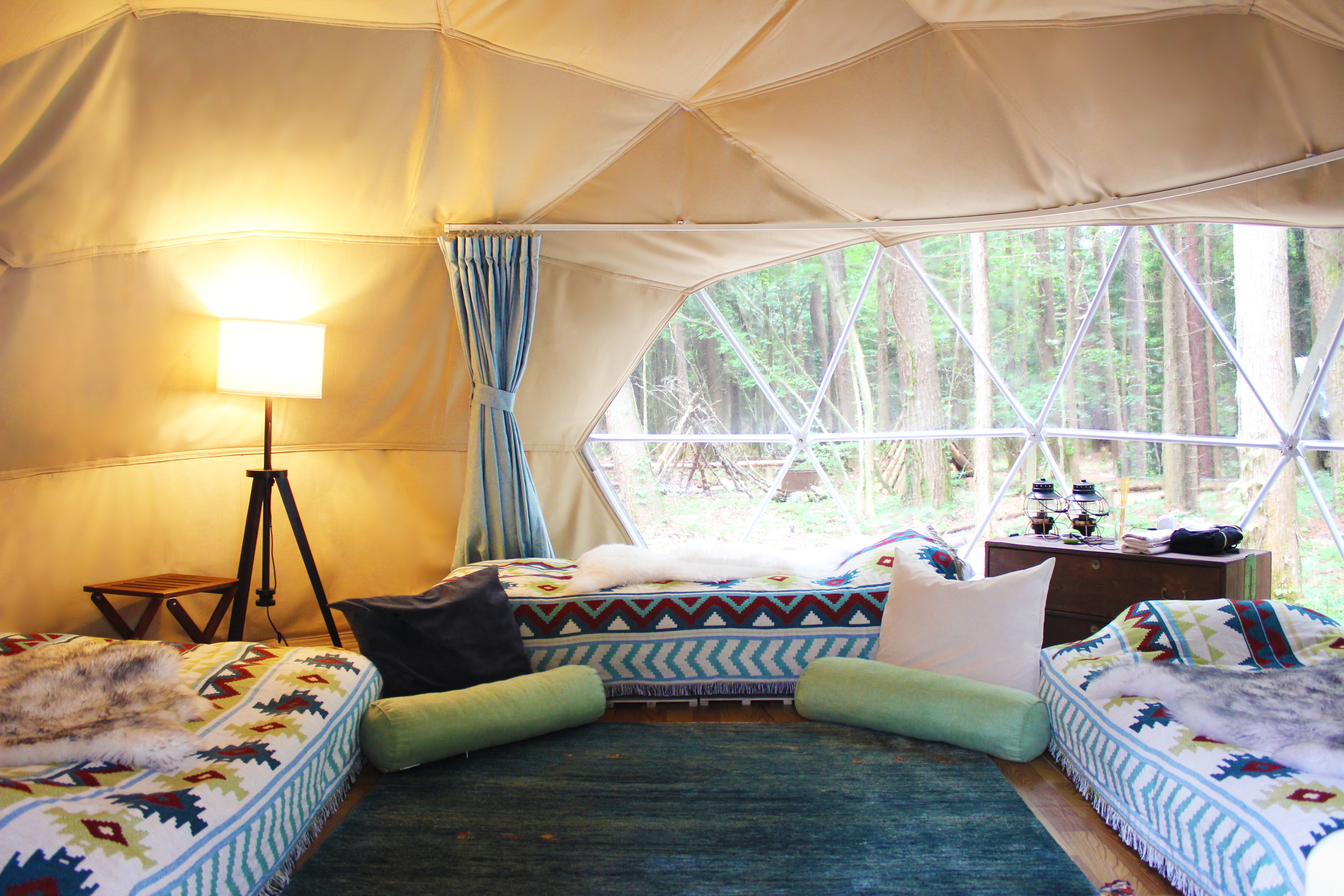 Dome tent summer (for 3 people)