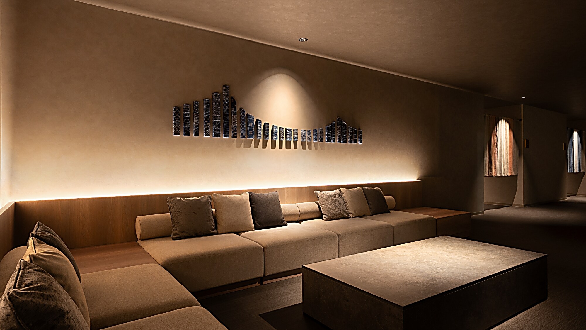 Hot Spring Lounge: Relax with a drink in hand.