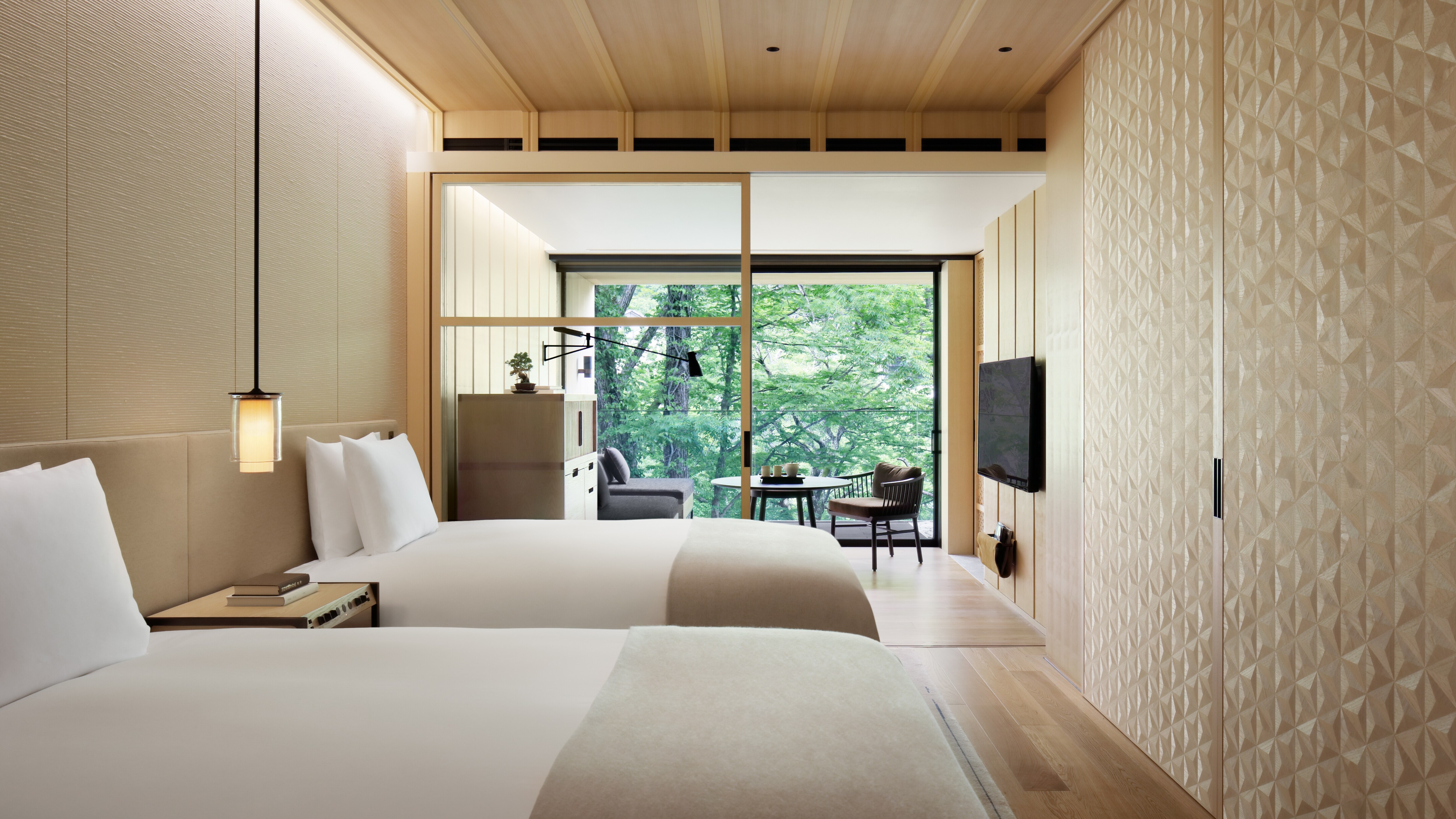 Mt. Nantai View & Riverside Garden View Double