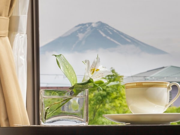 We also have rooms with views of Mt. Fuji.