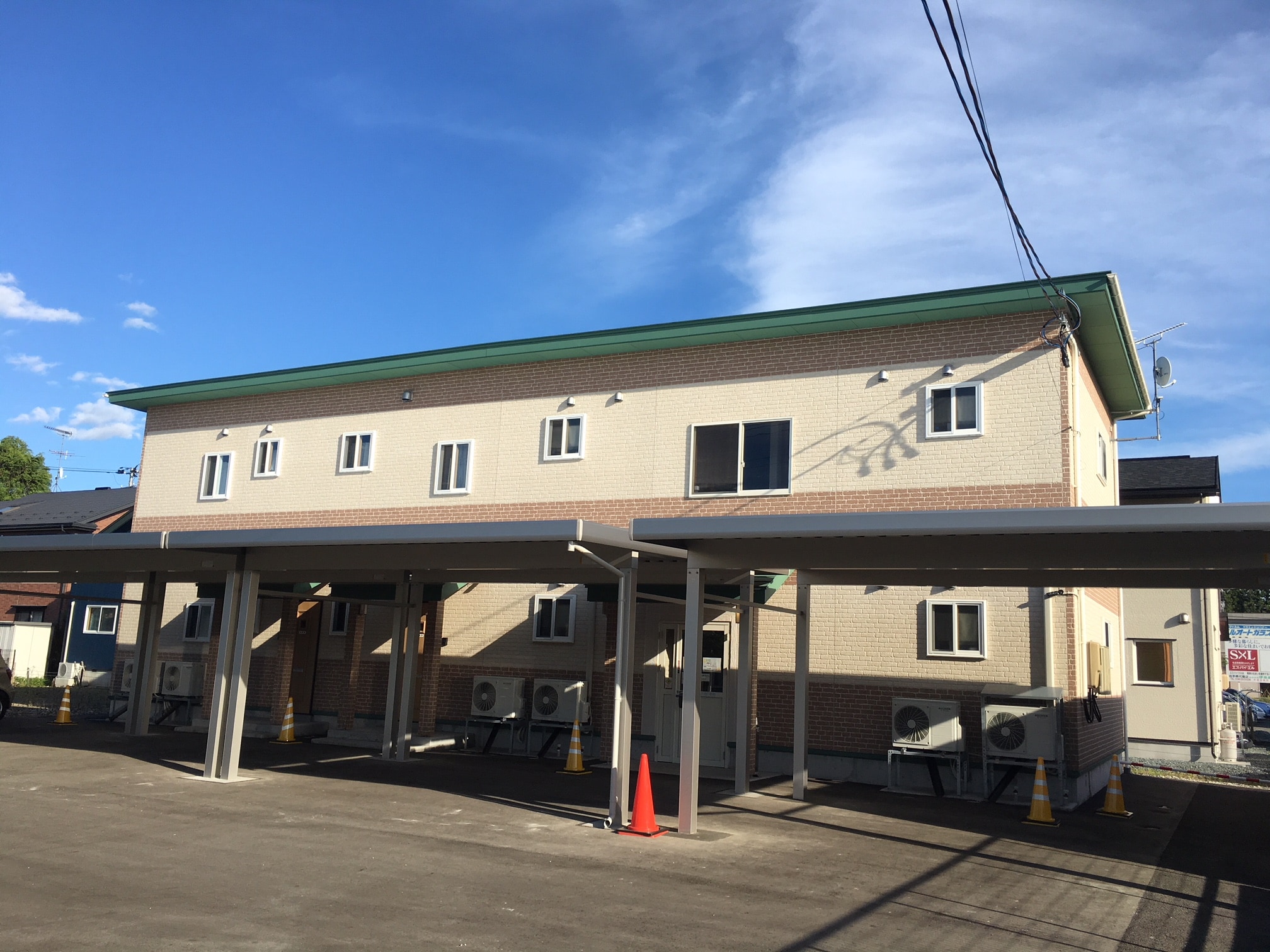 「新館」の外観です。受付は「本館」です。