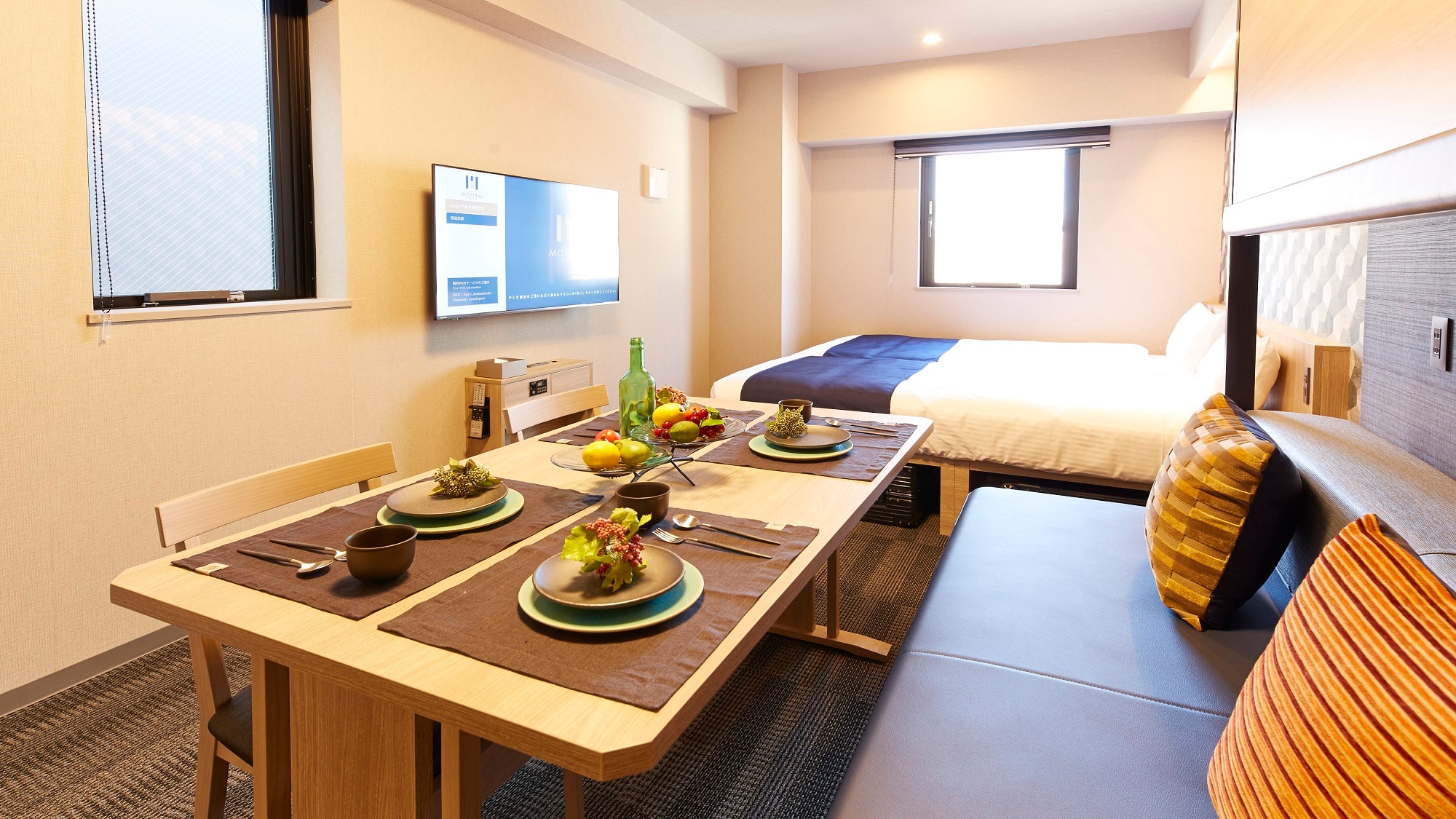 A relaxing hotel stay with family and friends is possible ☆