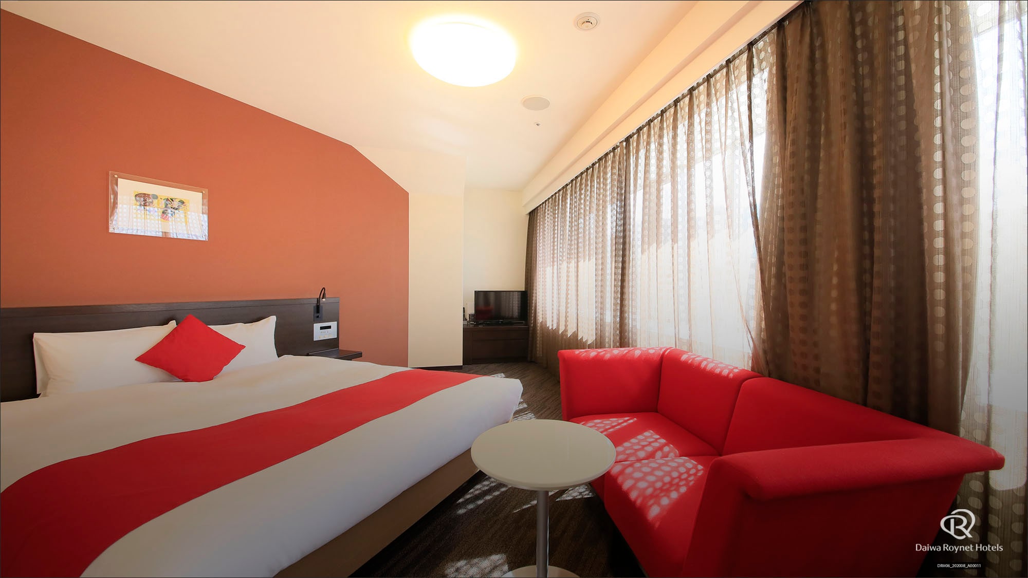 Premium double room interior