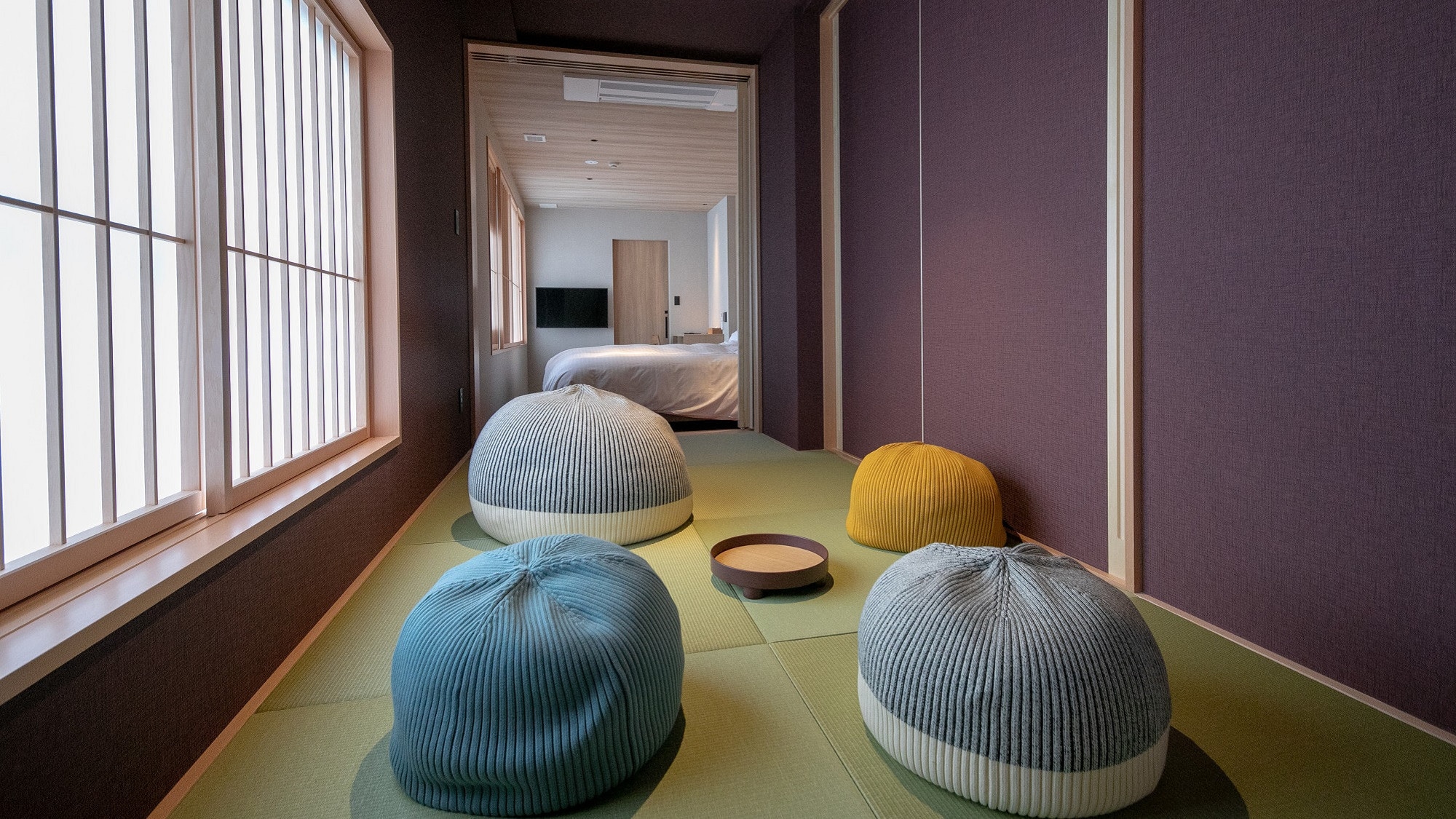 Japanese-Western style room: Deluxe with 4 beds Non-smoking