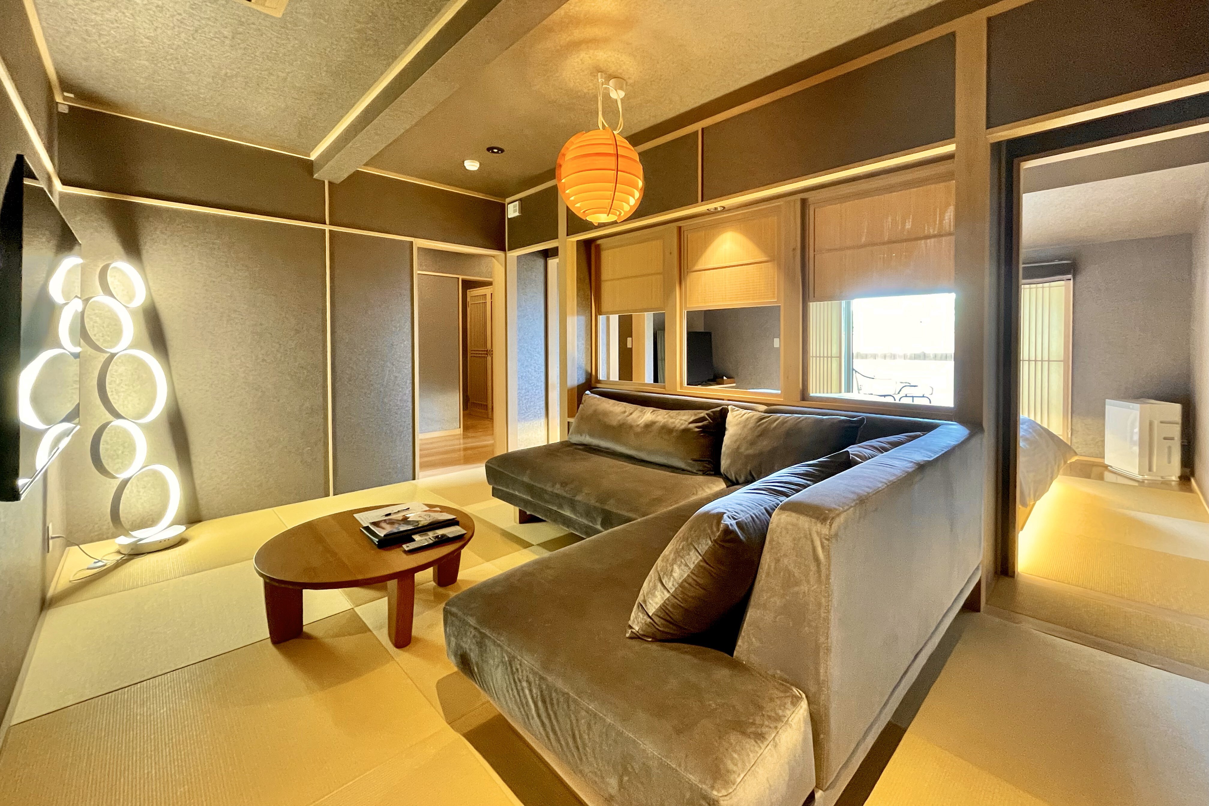 An example of a premium suite