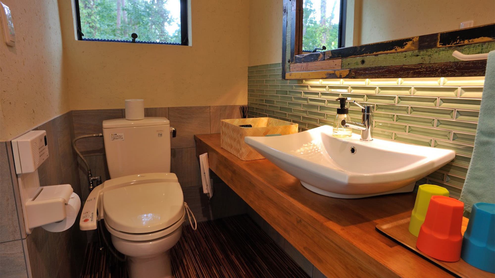 ・＜Superior (Nagomi) Example＞Spacious washroom space