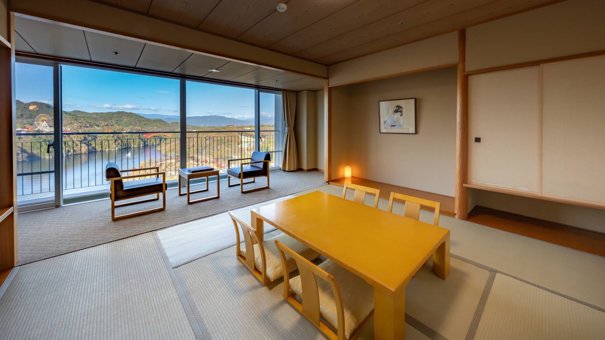 Kamar bergaya Jepang + beranda luas (41㎡)