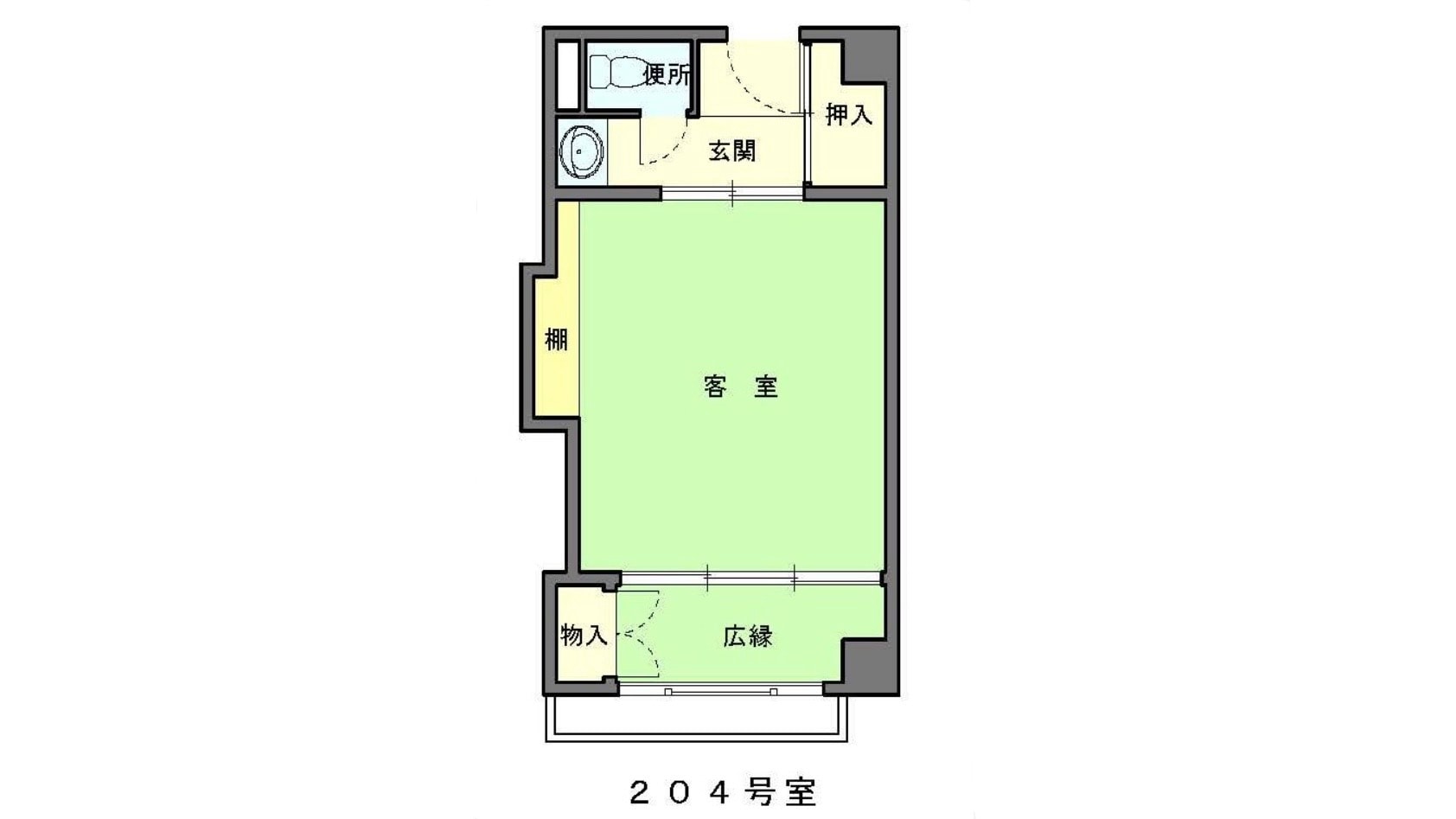 [Phòng 204] Phòng hướng biển, phong cách Nhật Bản, có tầm nhìn ra biển [Không hút thuốc]