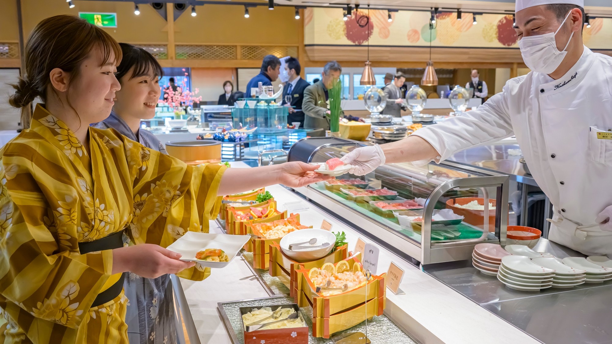 Sushi made right in front of you! Daigo flavor from Live Kitchen