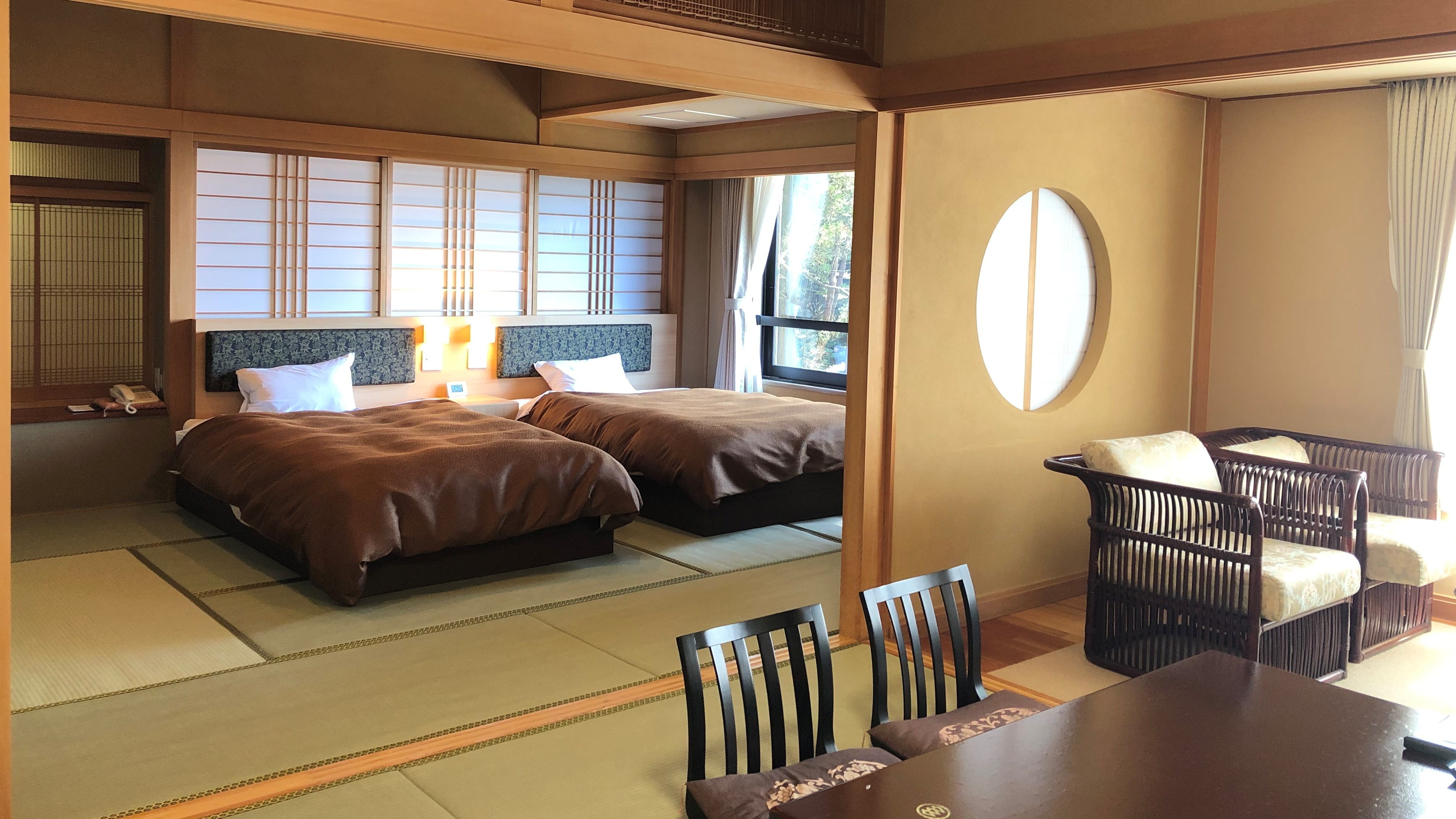An example of Tatami Twin Deluxe on the top floor of the East Building