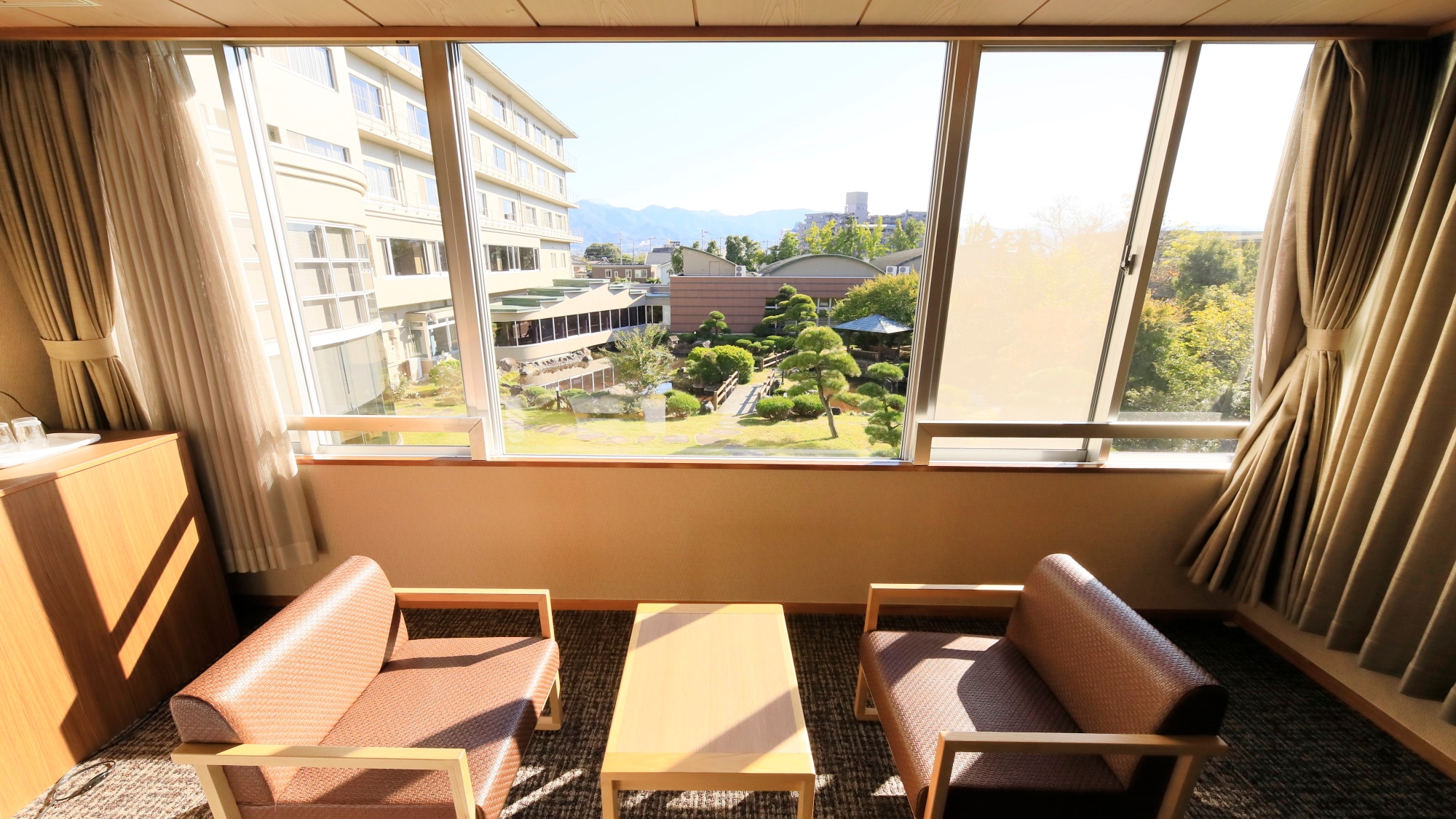 [Japanese-style twin room (with shower and toilet)] Example of the view