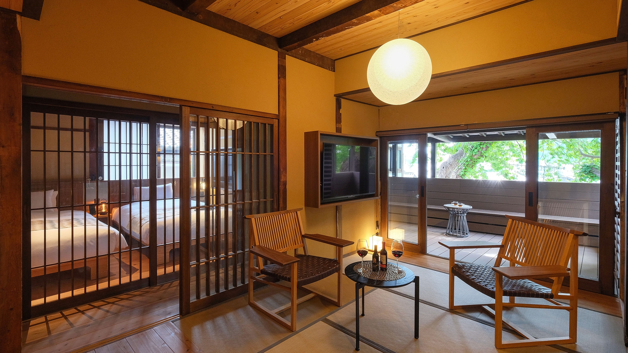 Kai-1st floor ■Standard■＜Kitchen, cypress bath, terrace＞
