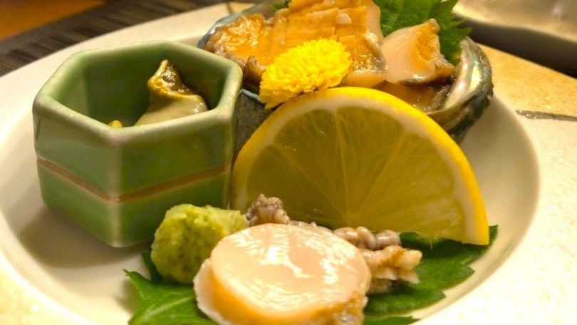 Sashimi abalon