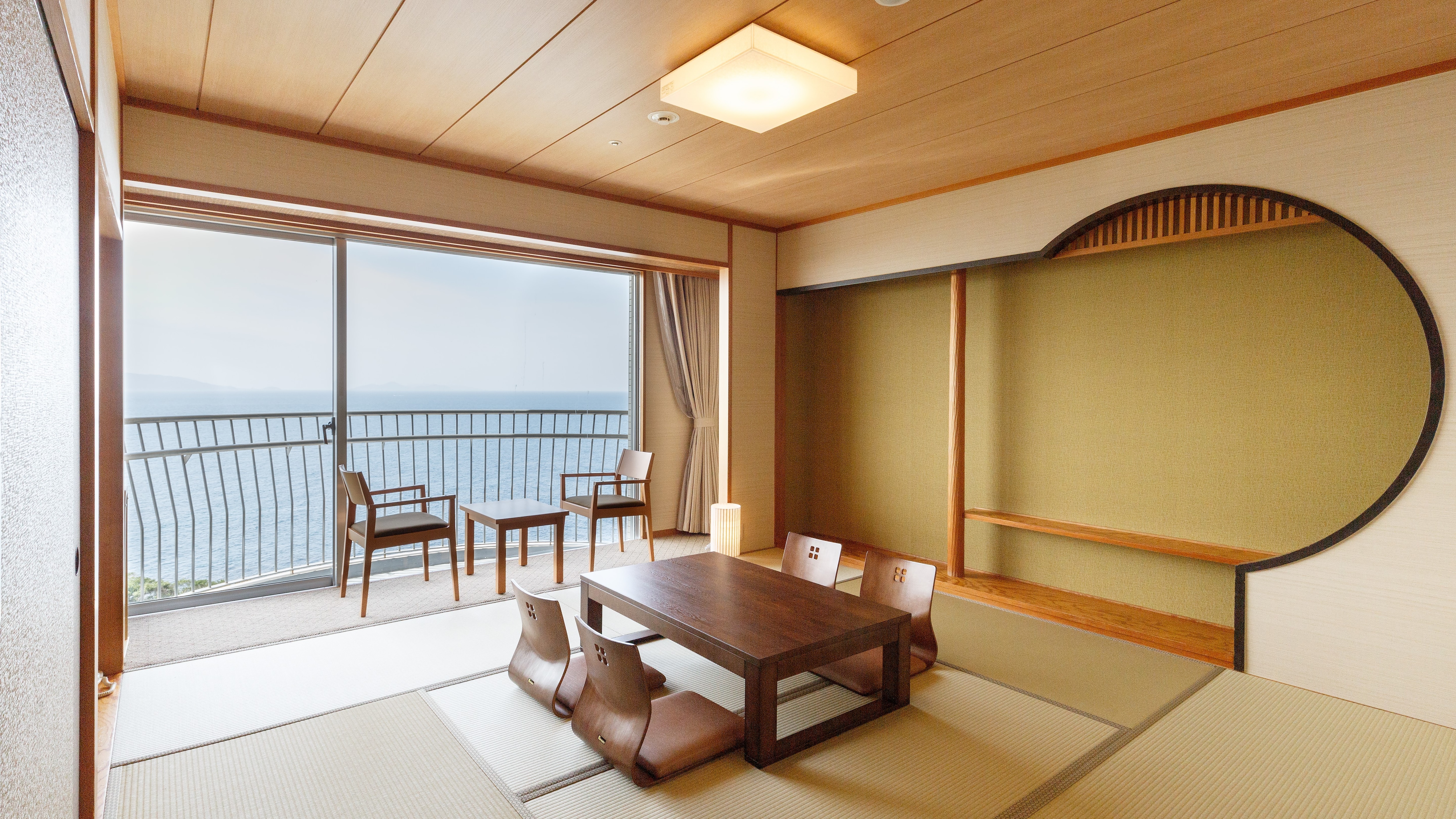 [Pemandangan laut] Kamar bergaya Jepang 8 tikar tatami