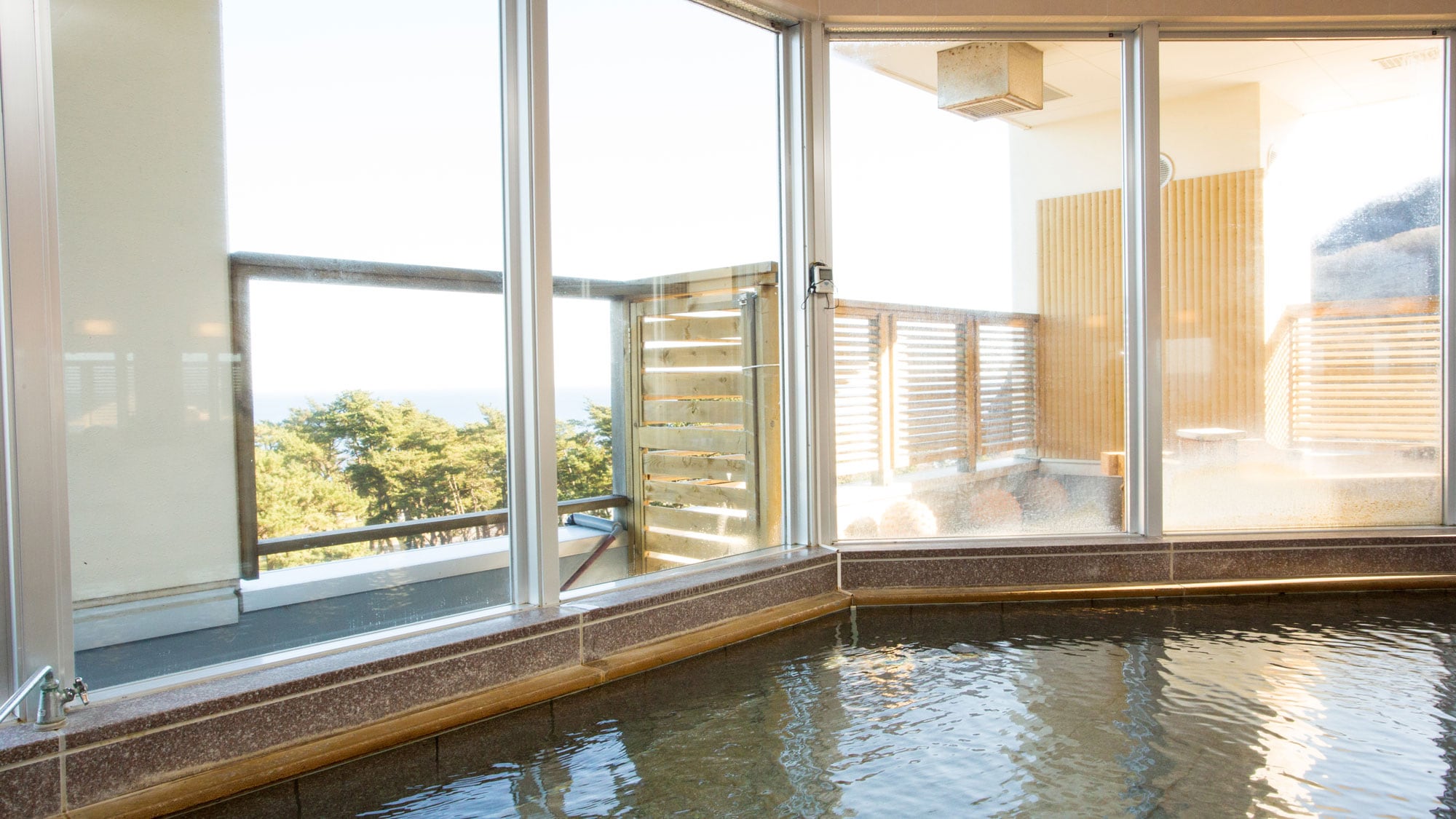 3rd floor bathhouse exclusively for guests staying at the hotel
