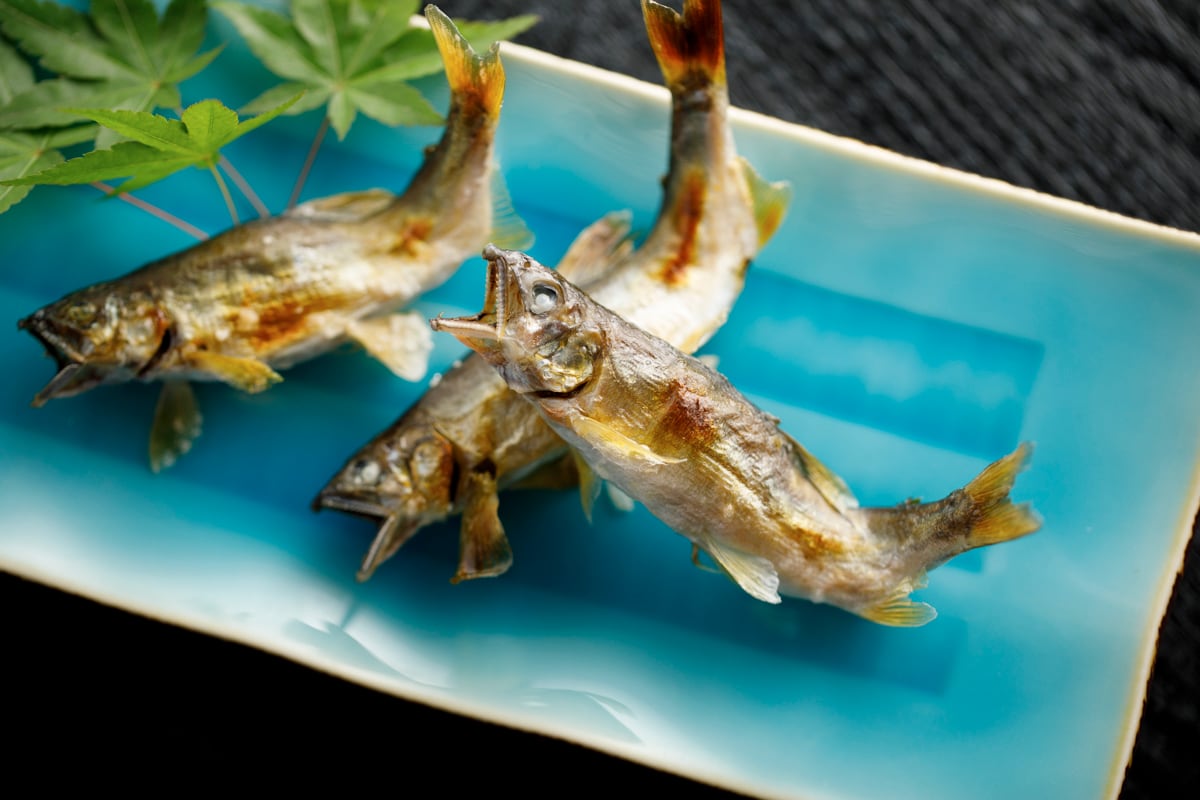 Charbroiled sweetfish