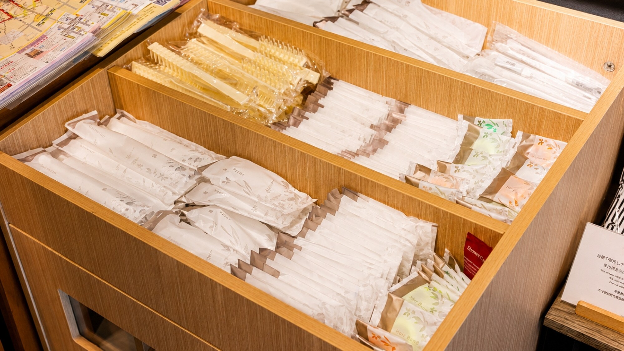Amenity bar where you can choose freely