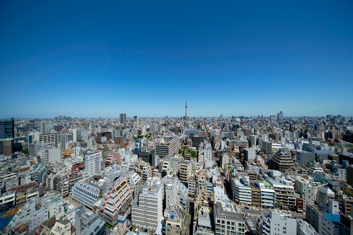 Landscape from the hotel & lt; City view, noon & gt;