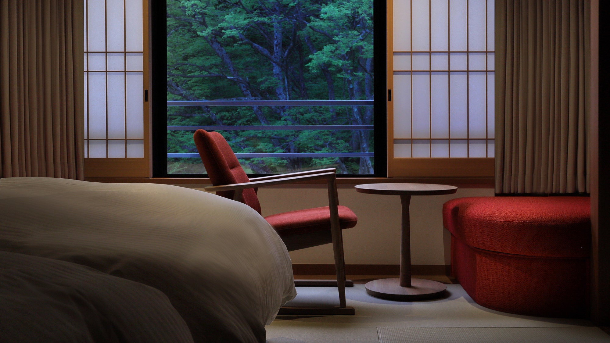 [New guest room] Example of a Japanese modern twin room
