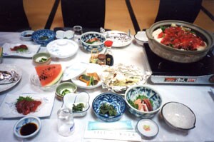 晚餐示例（日本料理）