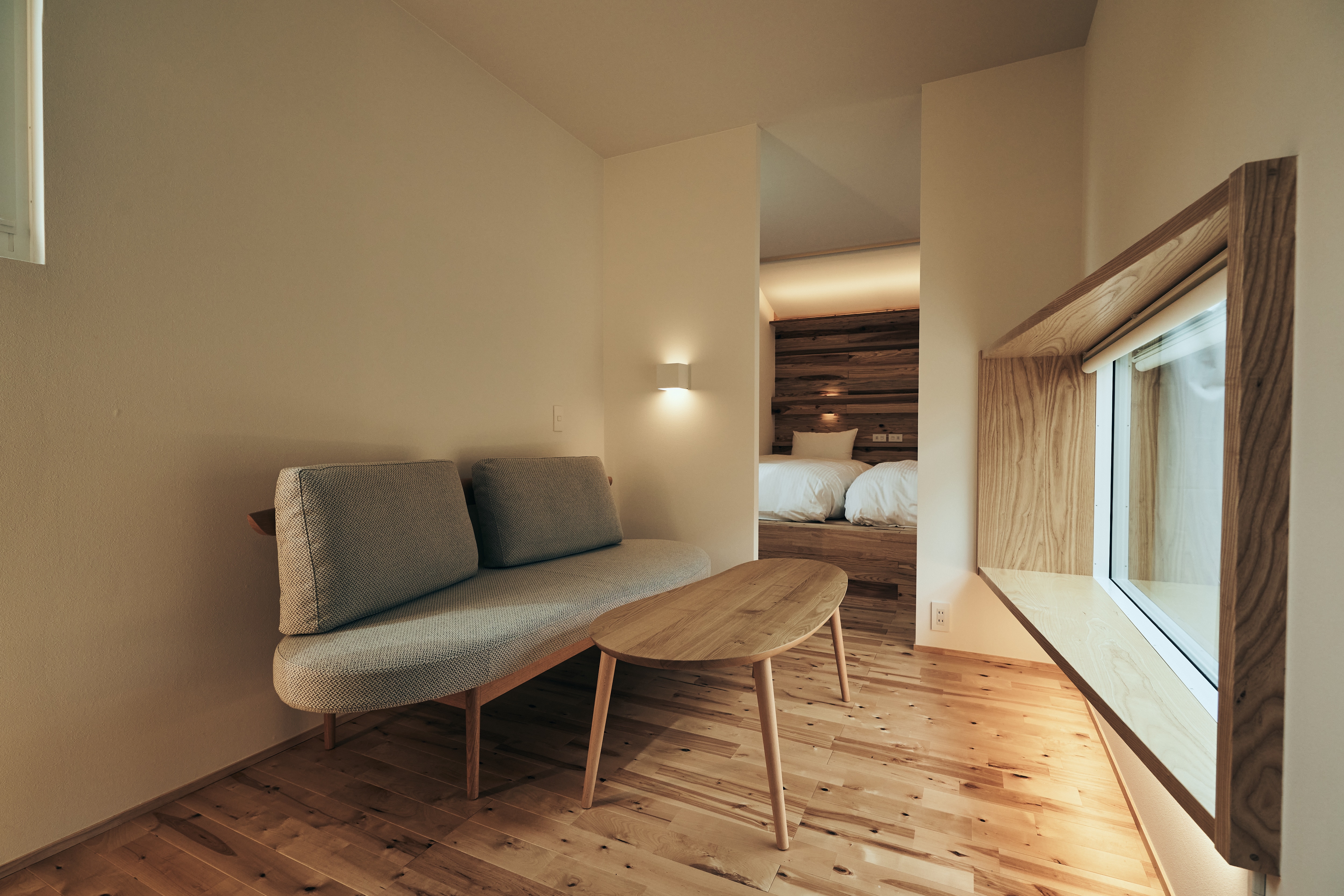 [Standard Villa -Spa-] A minimalist yet relaxing room