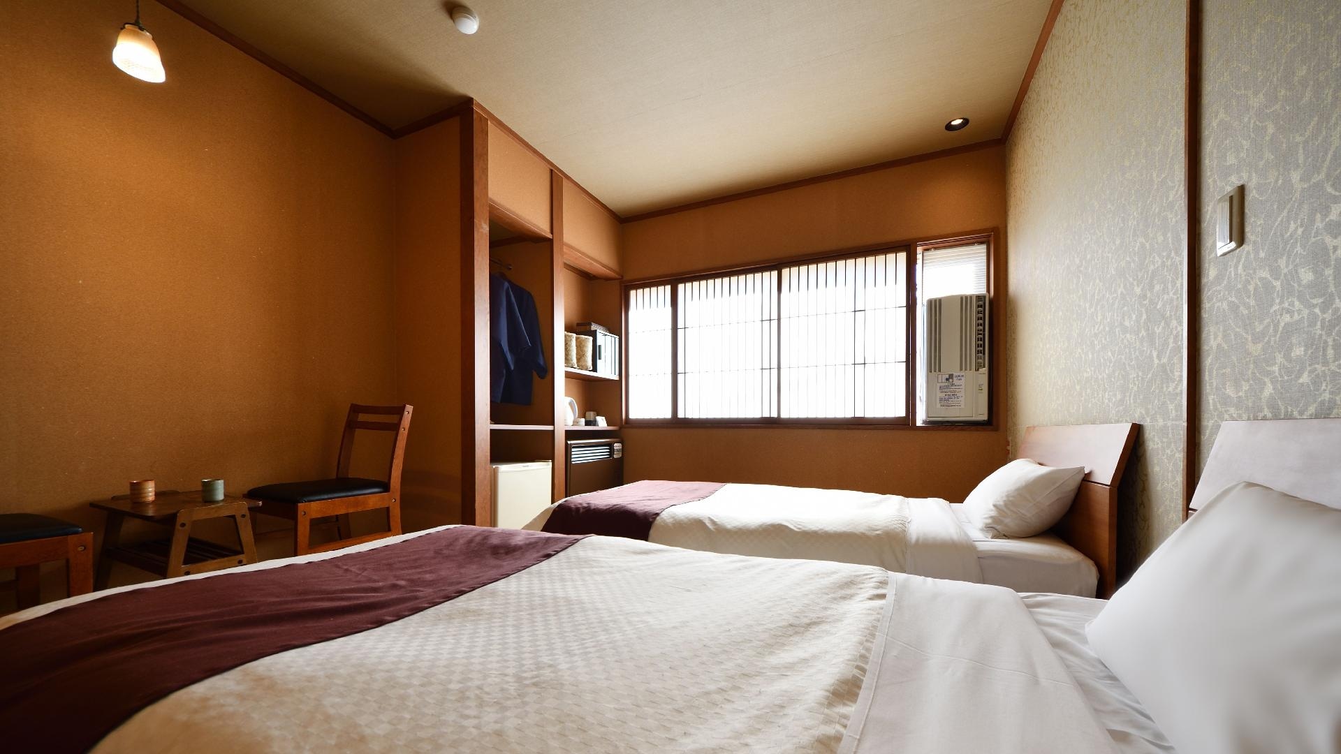 [Merokok] Kamar Twin (tempat tidur single) Dilarang masuk di bawah 20 tahun