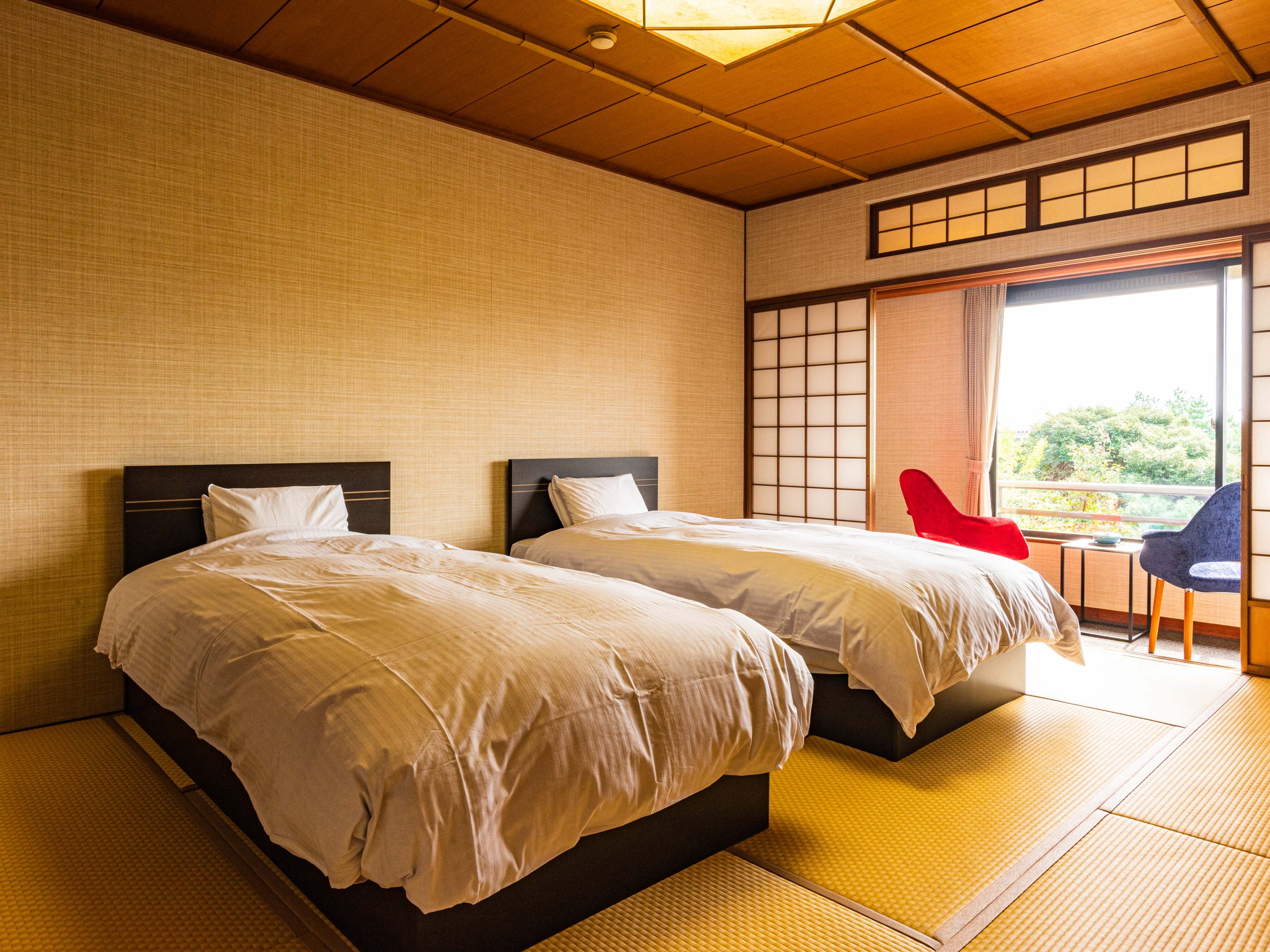 [Taipei] Japanese-style room with twin beds, 10 tatami mats