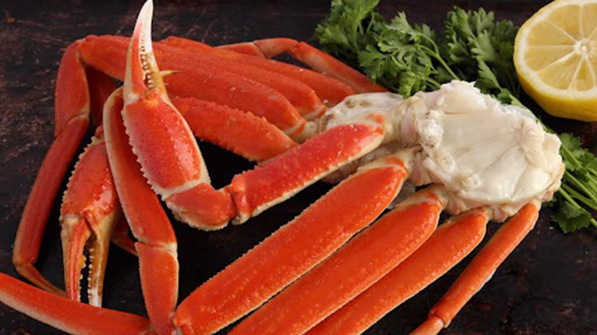 Hanya tersedia dari bulan April hingga Juni: paket "Makan kepiting salju sepuasnya"! *Gambar hanya untuk tujuan ilustrasi.