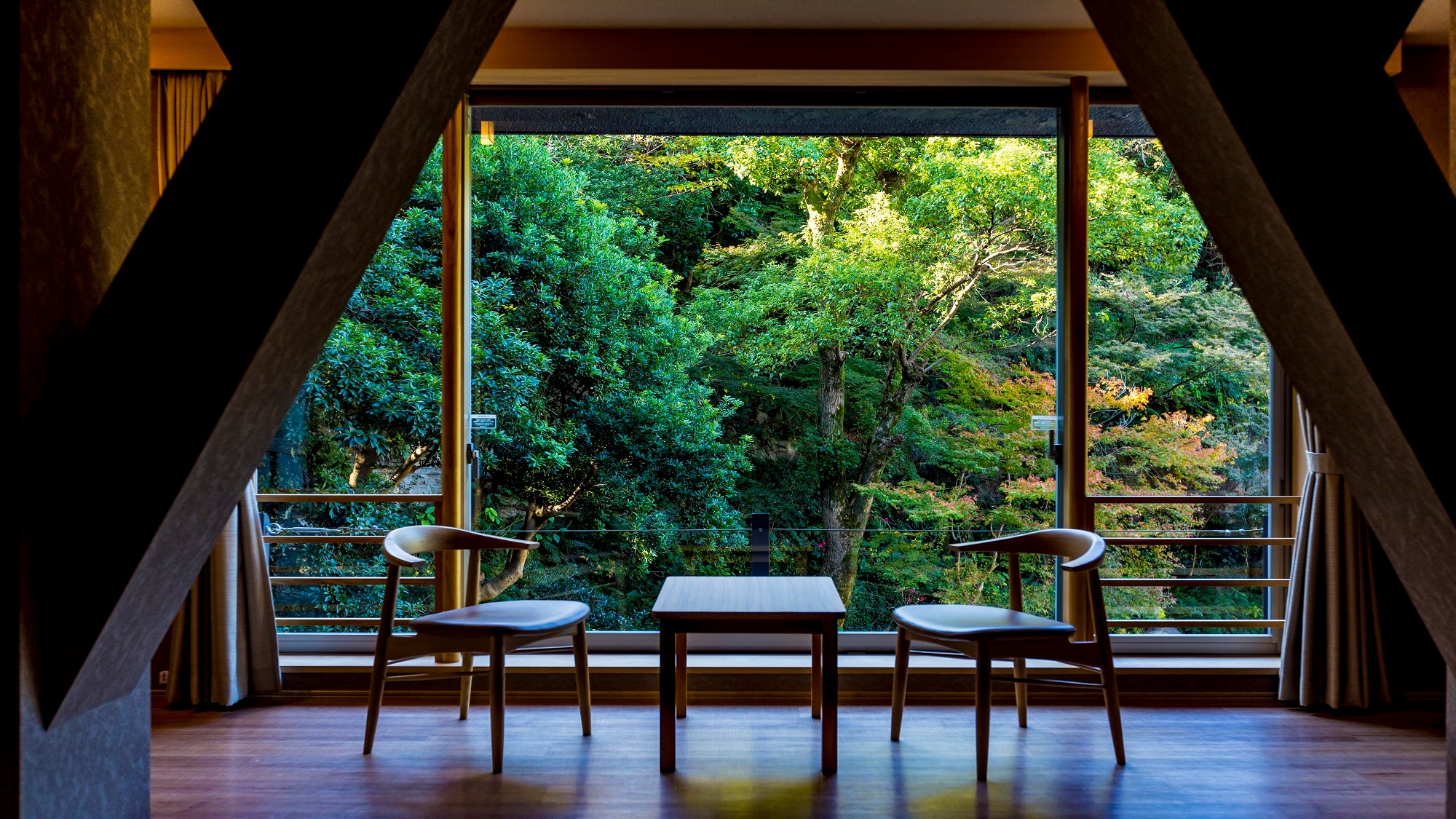 Standard Japanese-style room (garden view) *Image of the view from the guest room