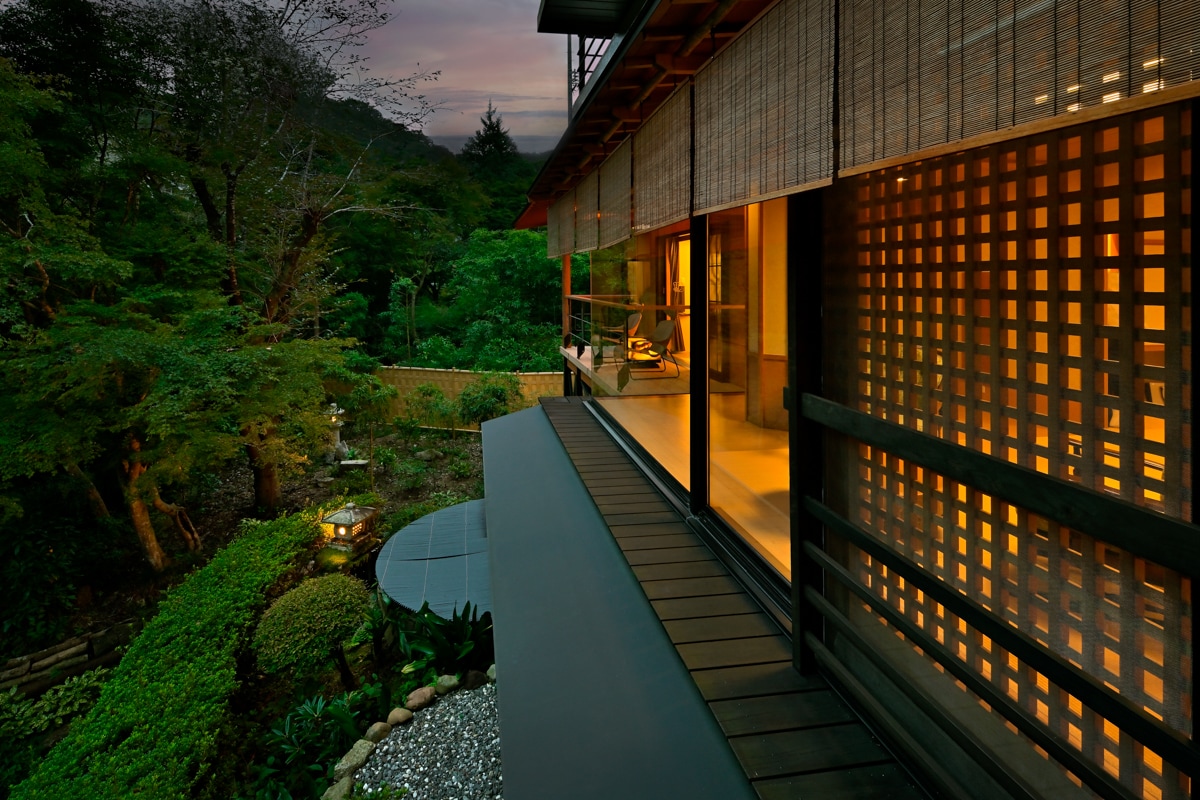 ทิวทัศน์ยามเย็นในน้ำลึก