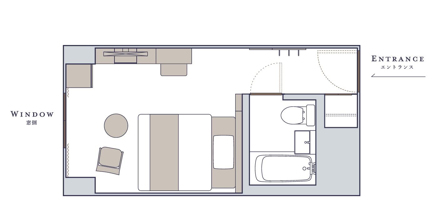 [Denah lantai] Ganda (20,48㎡)