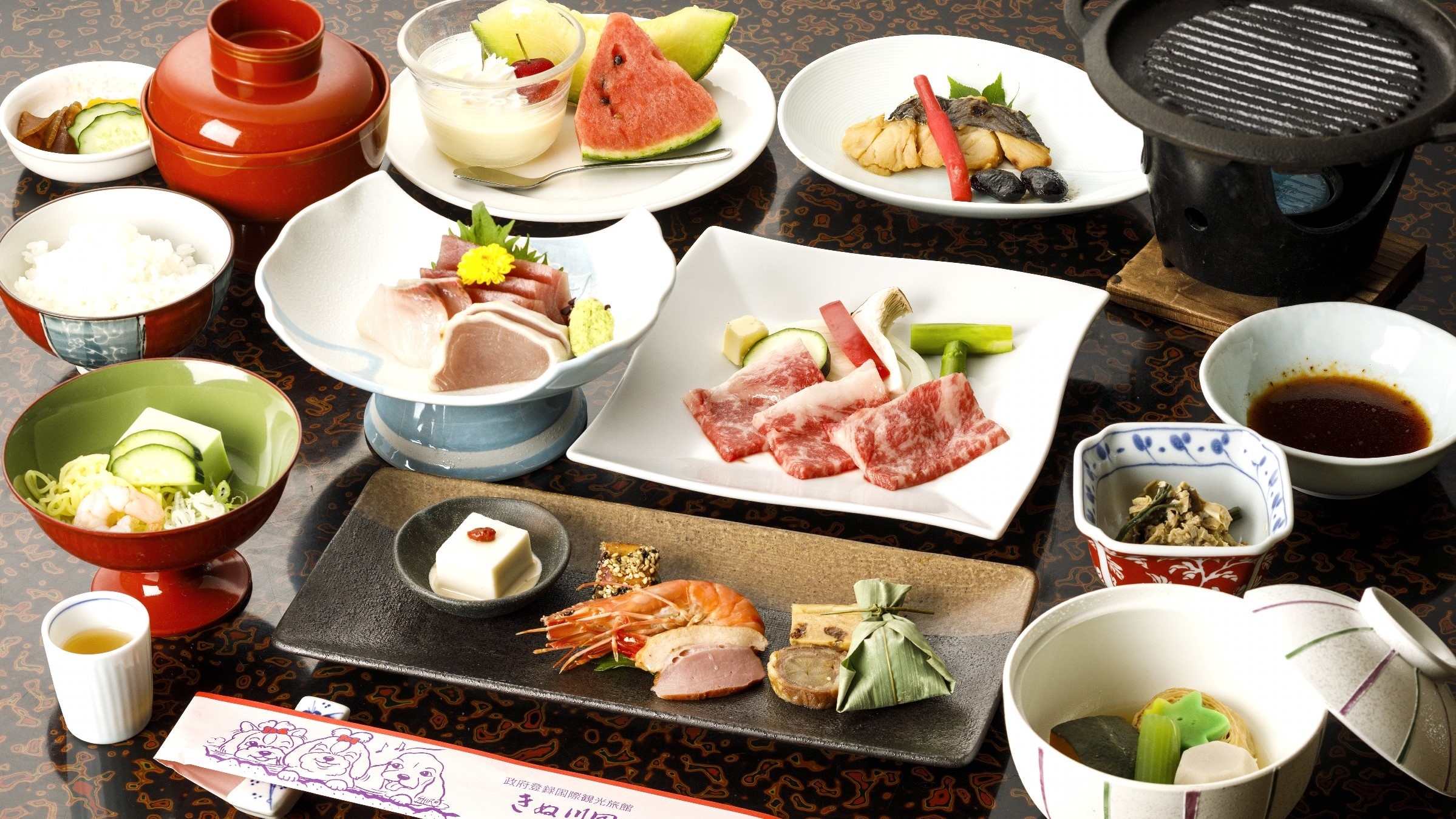 Standard Japanese meal example