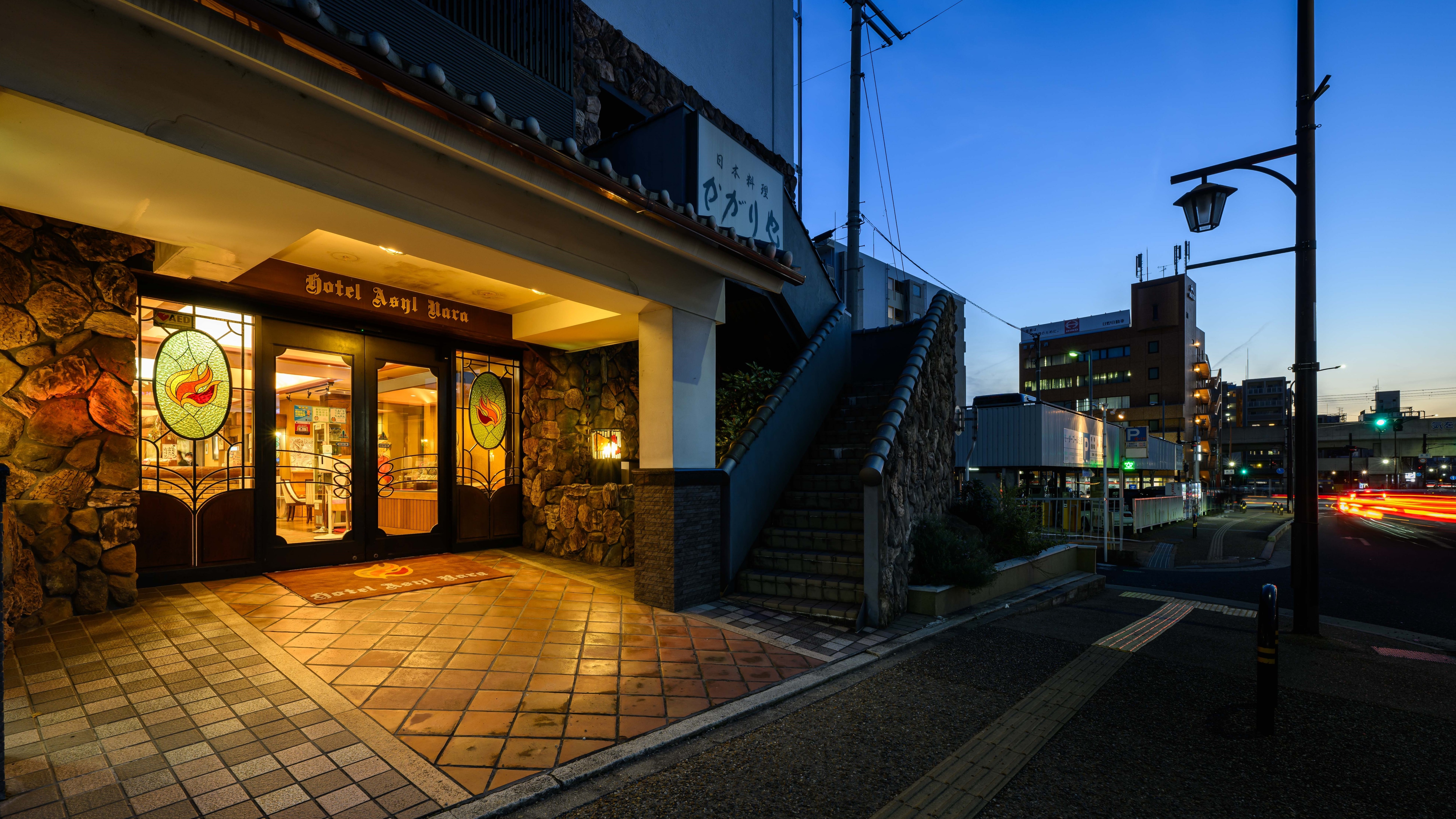 Entrance (night)