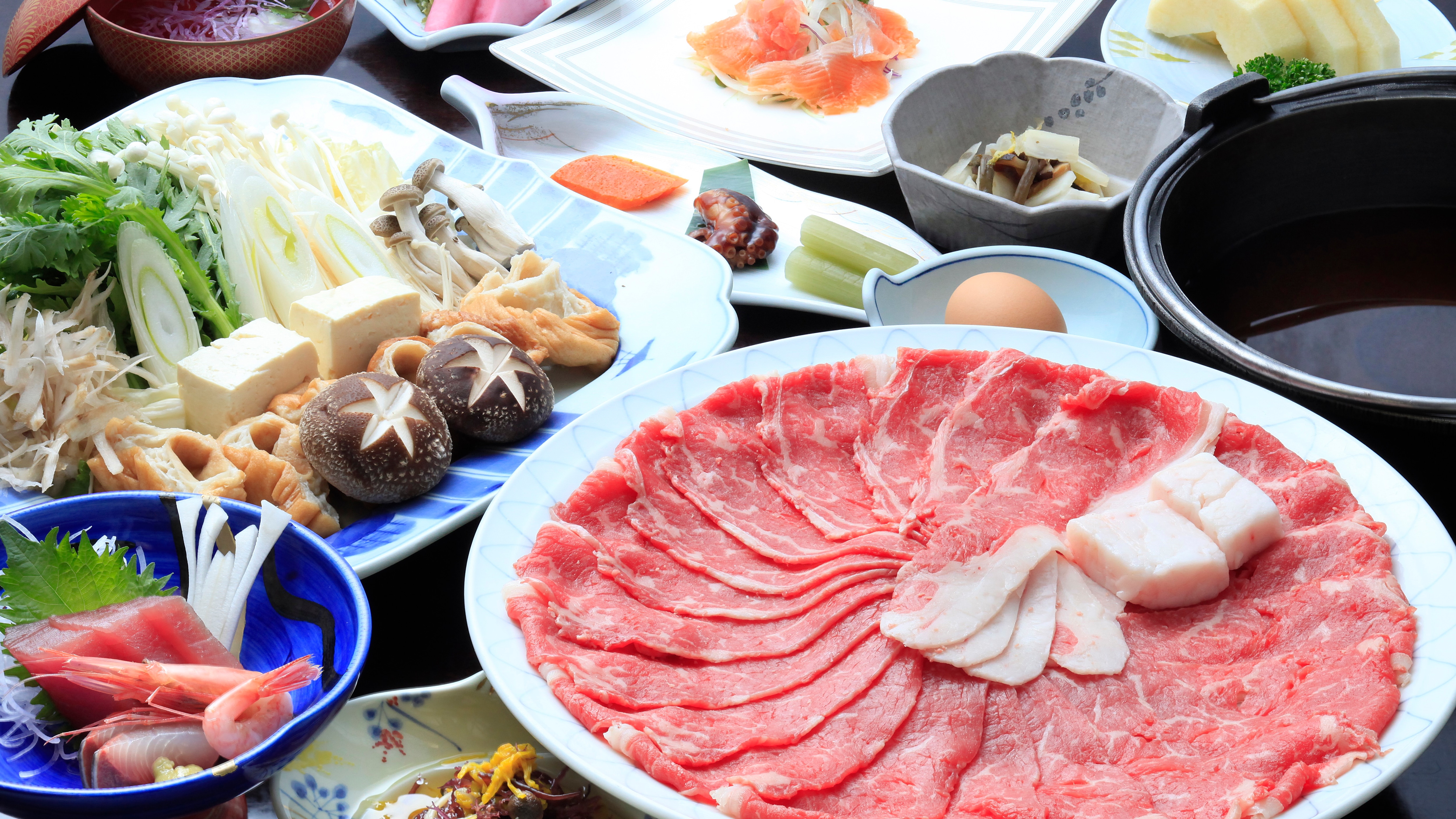 Supper / Special beef sukiyaki hot pot set * Image