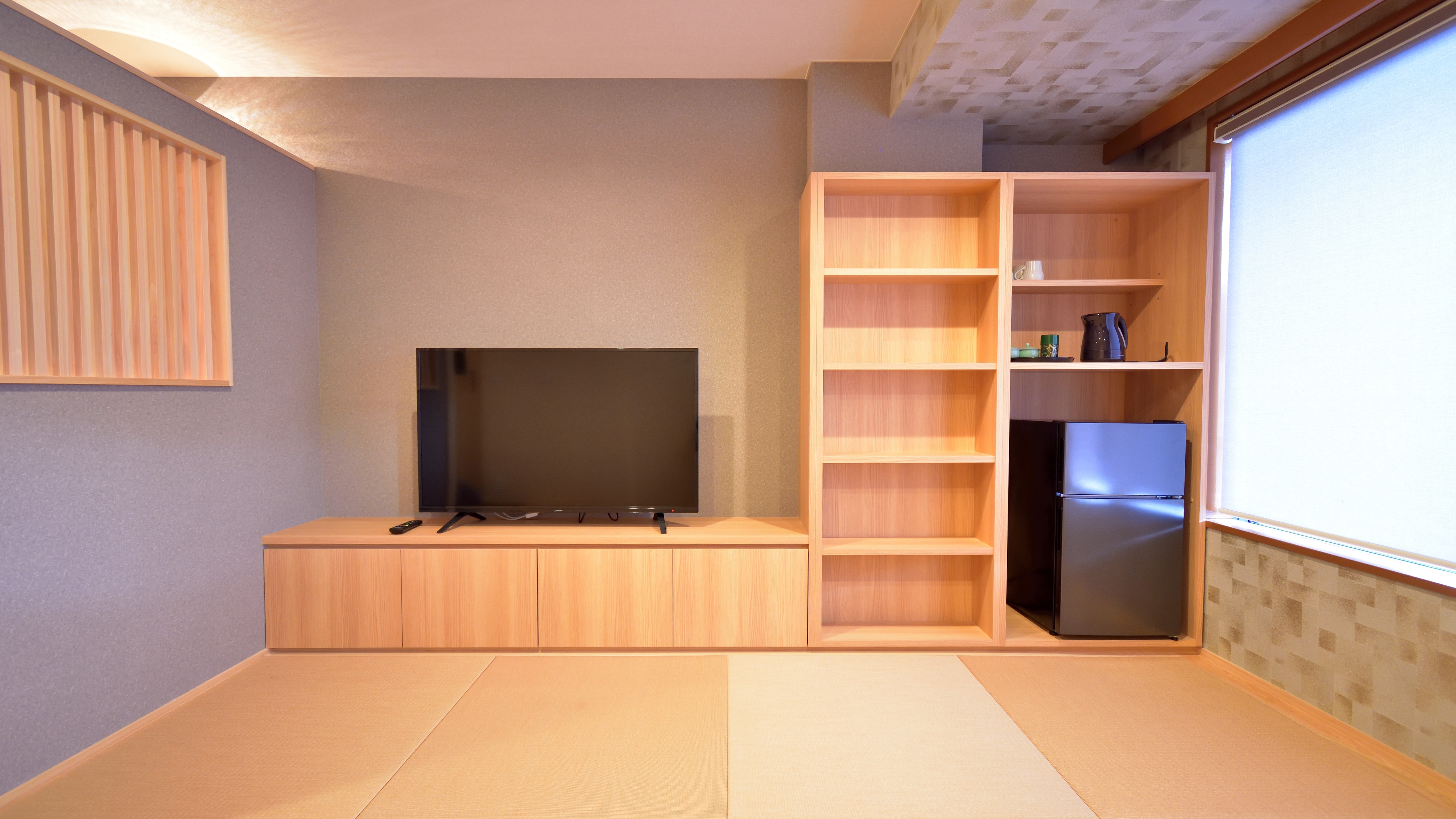 Newly established in 2023 "Haku ~ HAKU ~" Japanese-Western style room with fine view bath + low-temperature private sauna