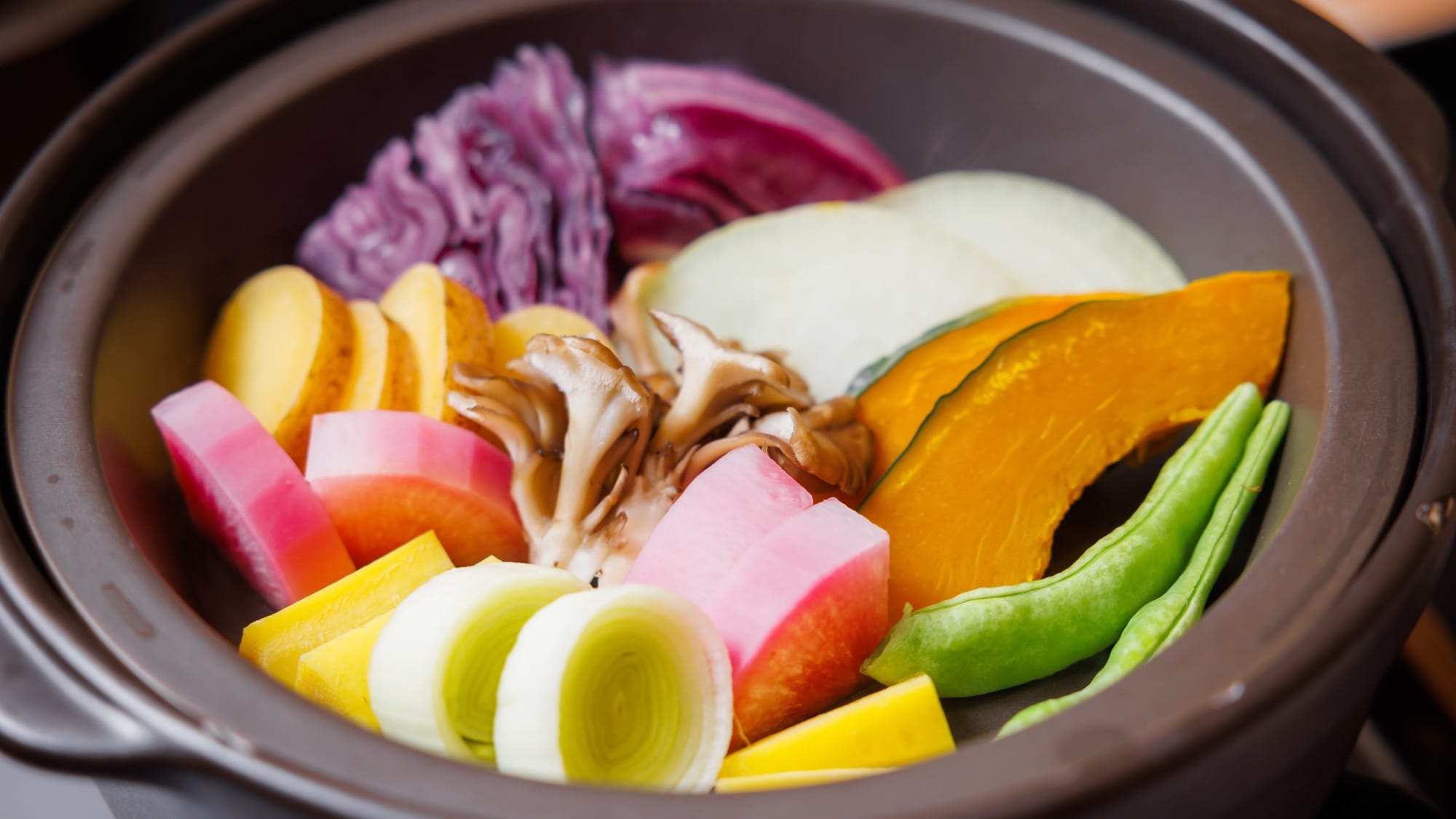 【櫻坊】北海道冬季時令蔬菜砂鍋蒸菜 *圖片僅供參考