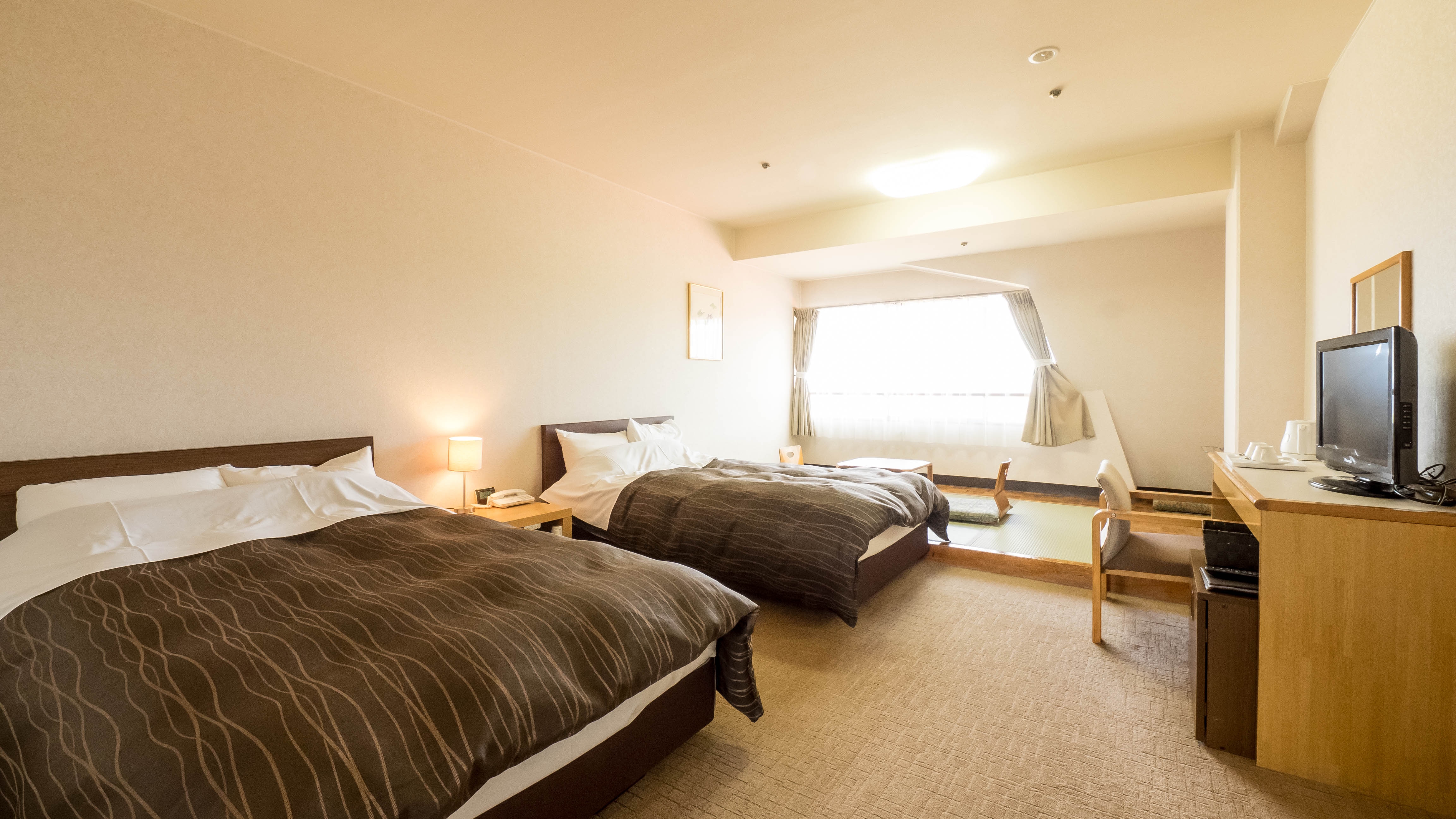 Image of a Western-style twin room