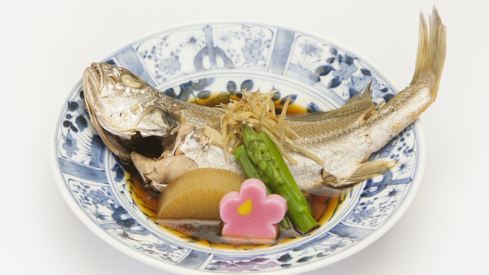 [Ushu Kaiseki] Enjoy fatty blackthroat seaperch simmered in a sweet and spicy sauce