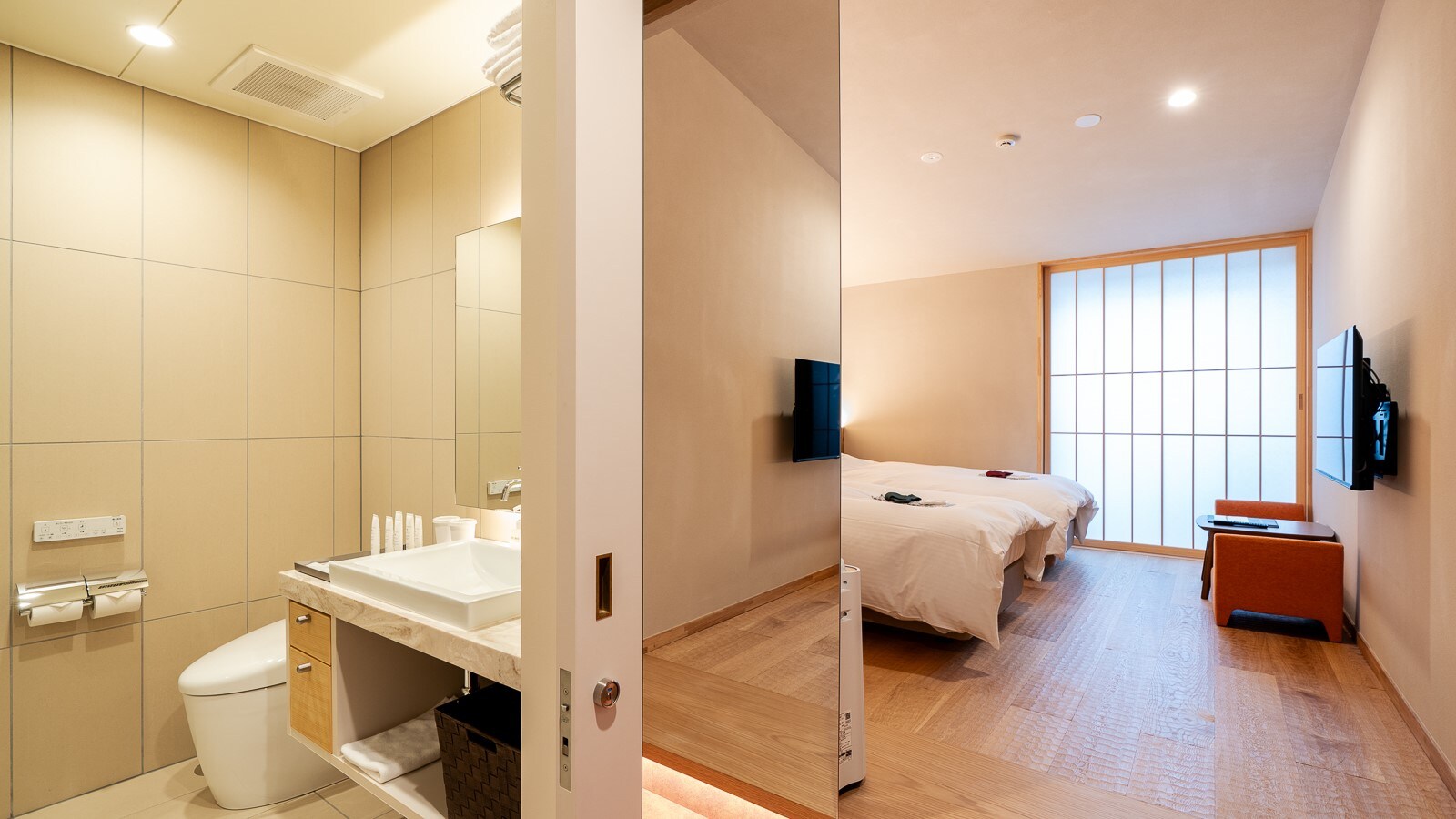 [Kaze 203] Twin room (example of guest room)