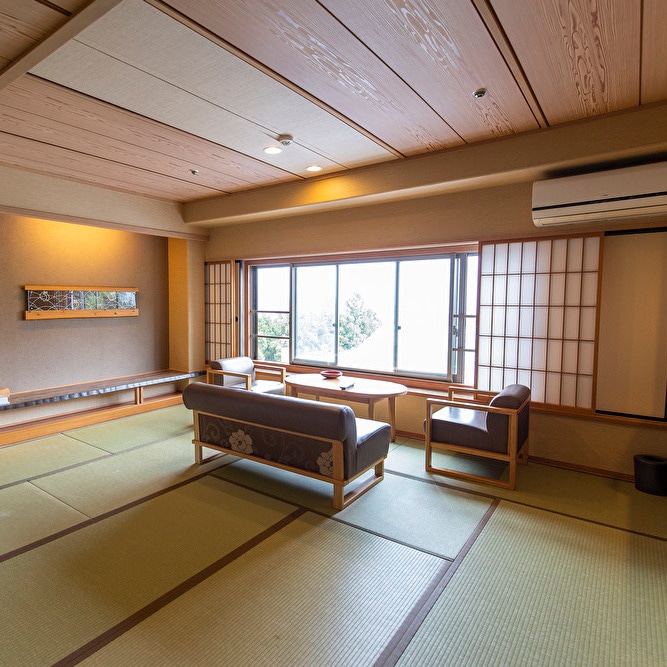 Taisho modern Japanese-style room 12 tatami mats (example) * There are different types of rooms